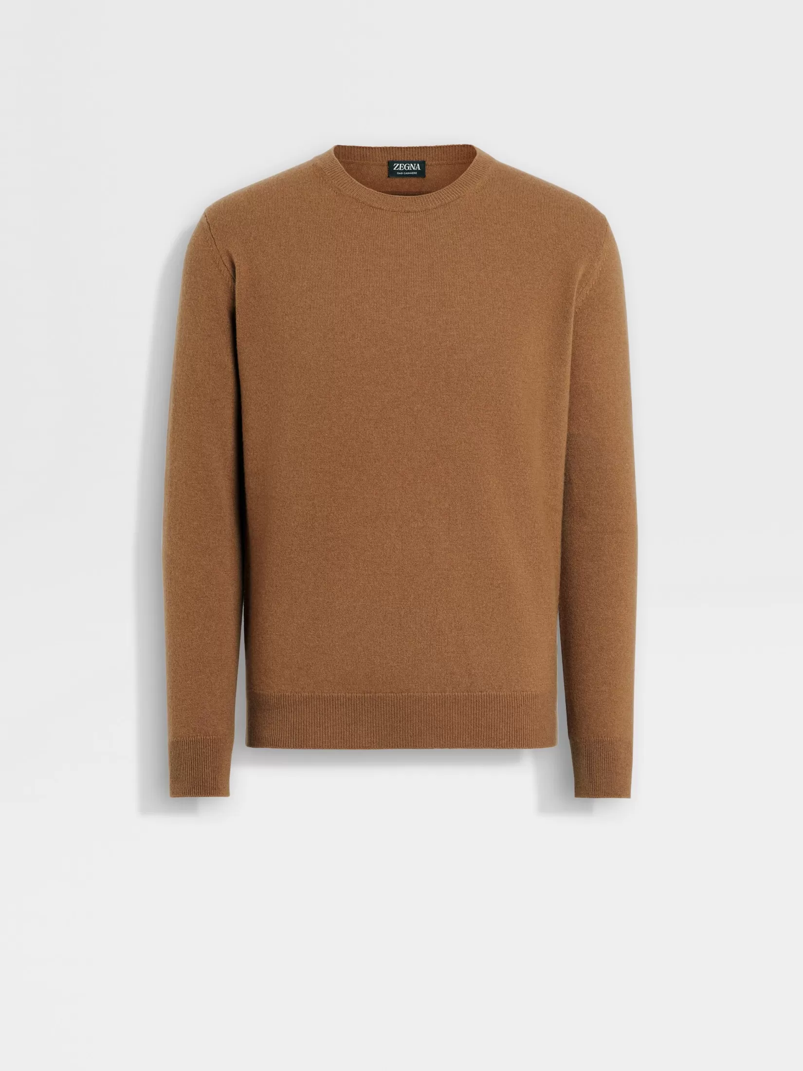 ZEGNA Travel In Style | Sweaters<Dark Foliage Mélange Oasi Cashmere Crewneck DarkFoliageMélange