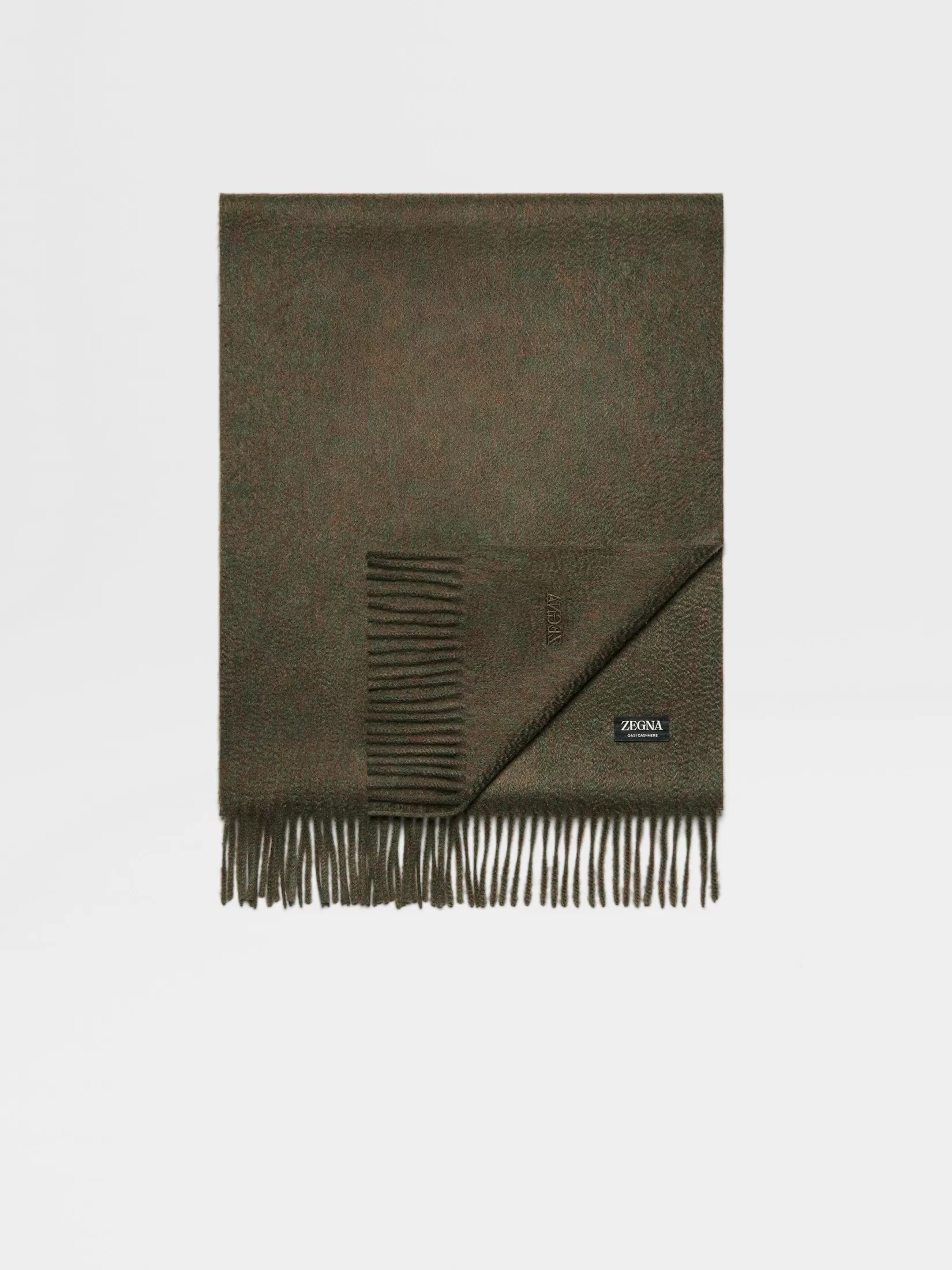 ZEGNA Small Gifts | Soft Accessories<Dark Green Multimélange Oasi Cashmere Scarf DarkGreenMultimélange