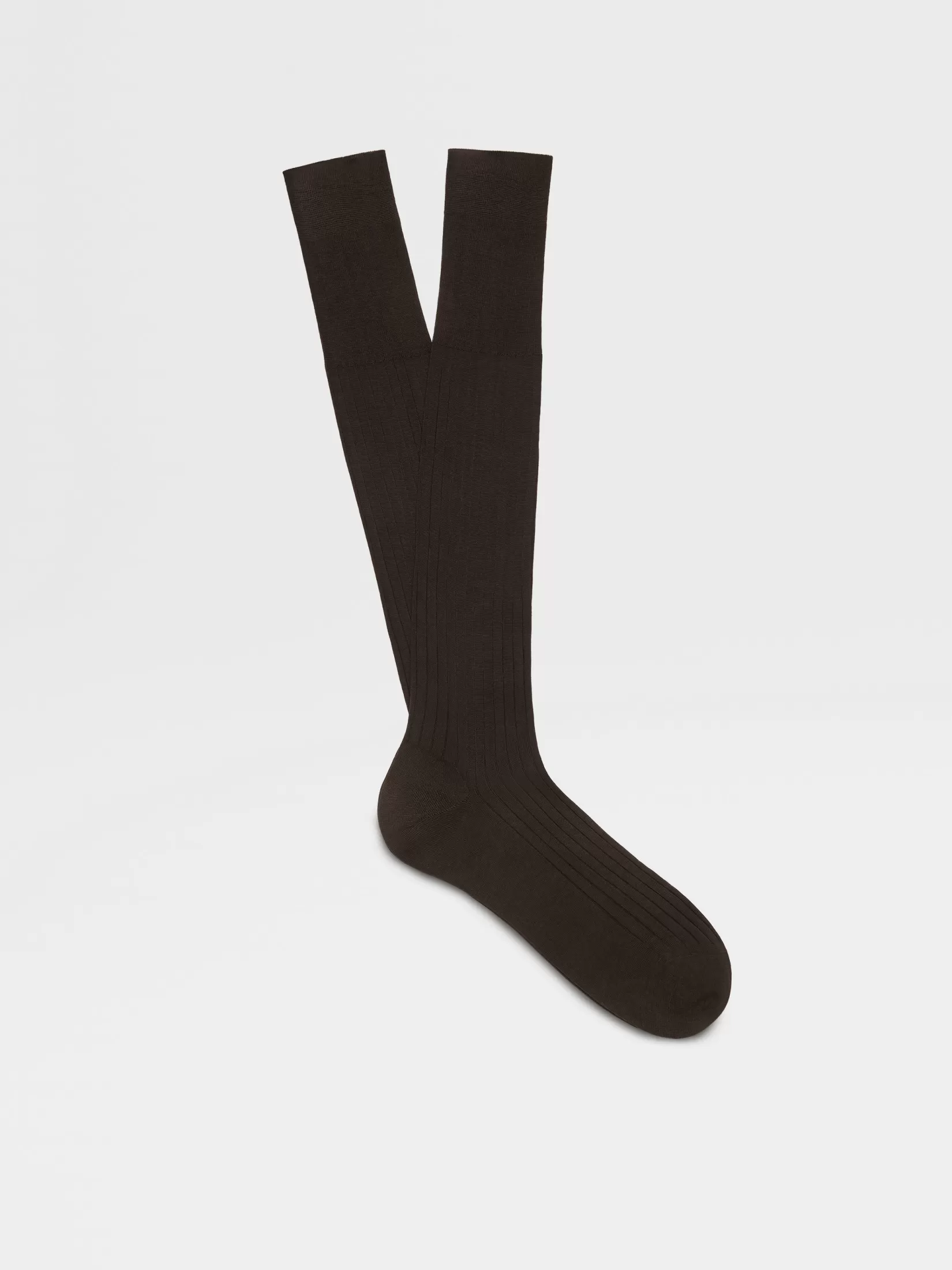 ZEGNA Underwear And Socks | Underwear And Socks<Dark Grey Cotton Socks DarkGrey