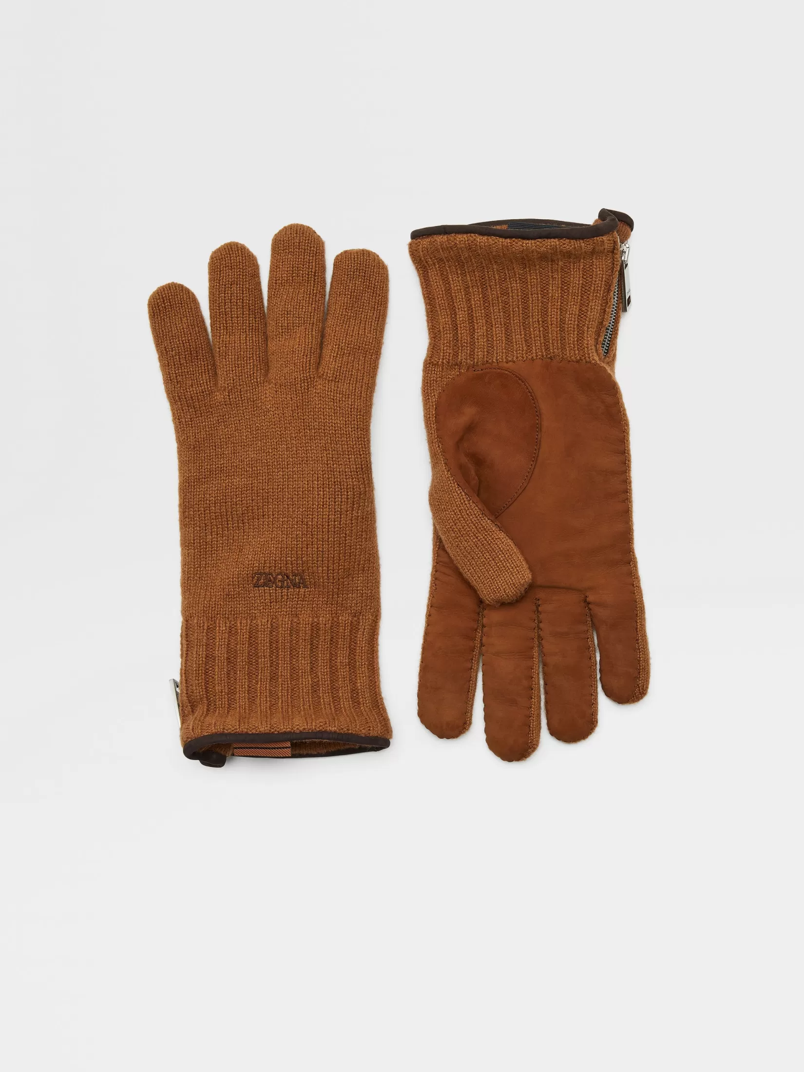 ZEGNA Soft Accessories | Gloves, Scarves And Hats<Oasi Cashmere Gloves Foliage