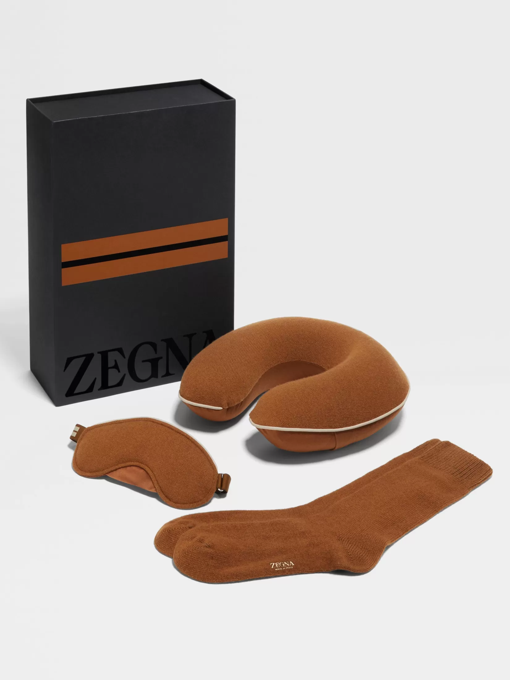 ZEGNA Small Gifts | Travel In Style<Oasi Cashmere Travel Set Foliage