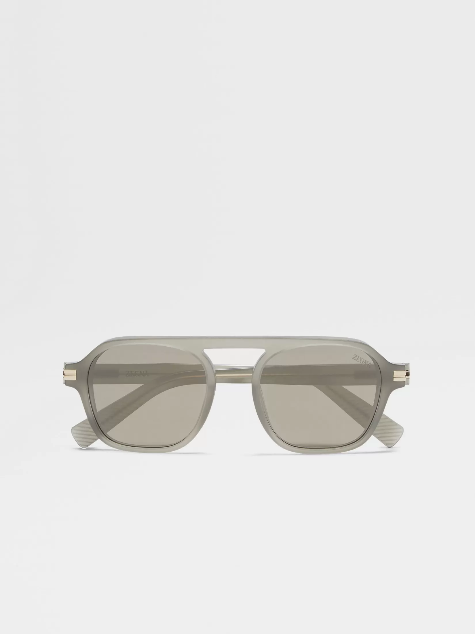 ZEGNA Resort Essentials | Sunglasses<Aurora II Acetate Sunglasses Green