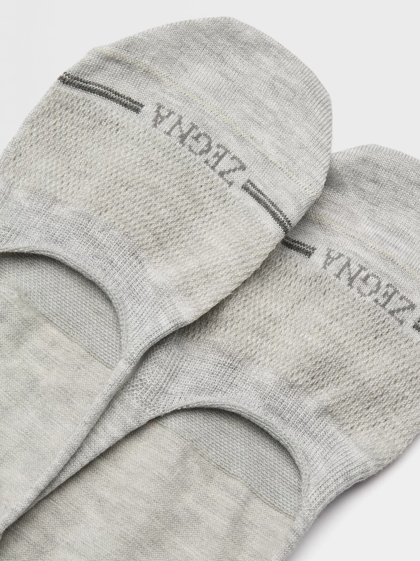 ZEGNA Underwear And Socks | Underwear And Socks<Grey Mélange Cotton Blend Socks GreyMélange