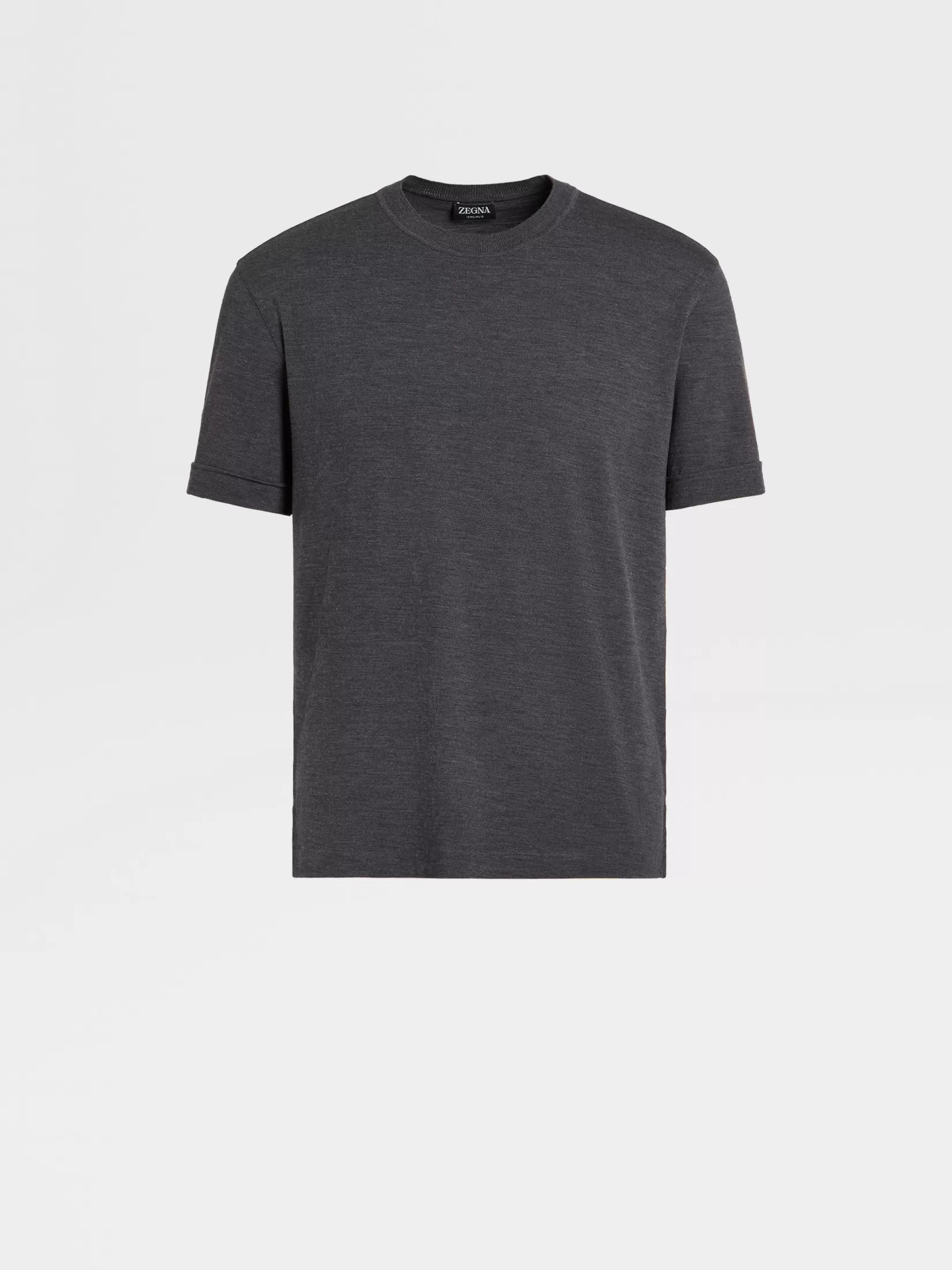 ZEGNA T-Shirts<Grey Mélange 12milmil12 Wool Polo Shirt GreyMélange