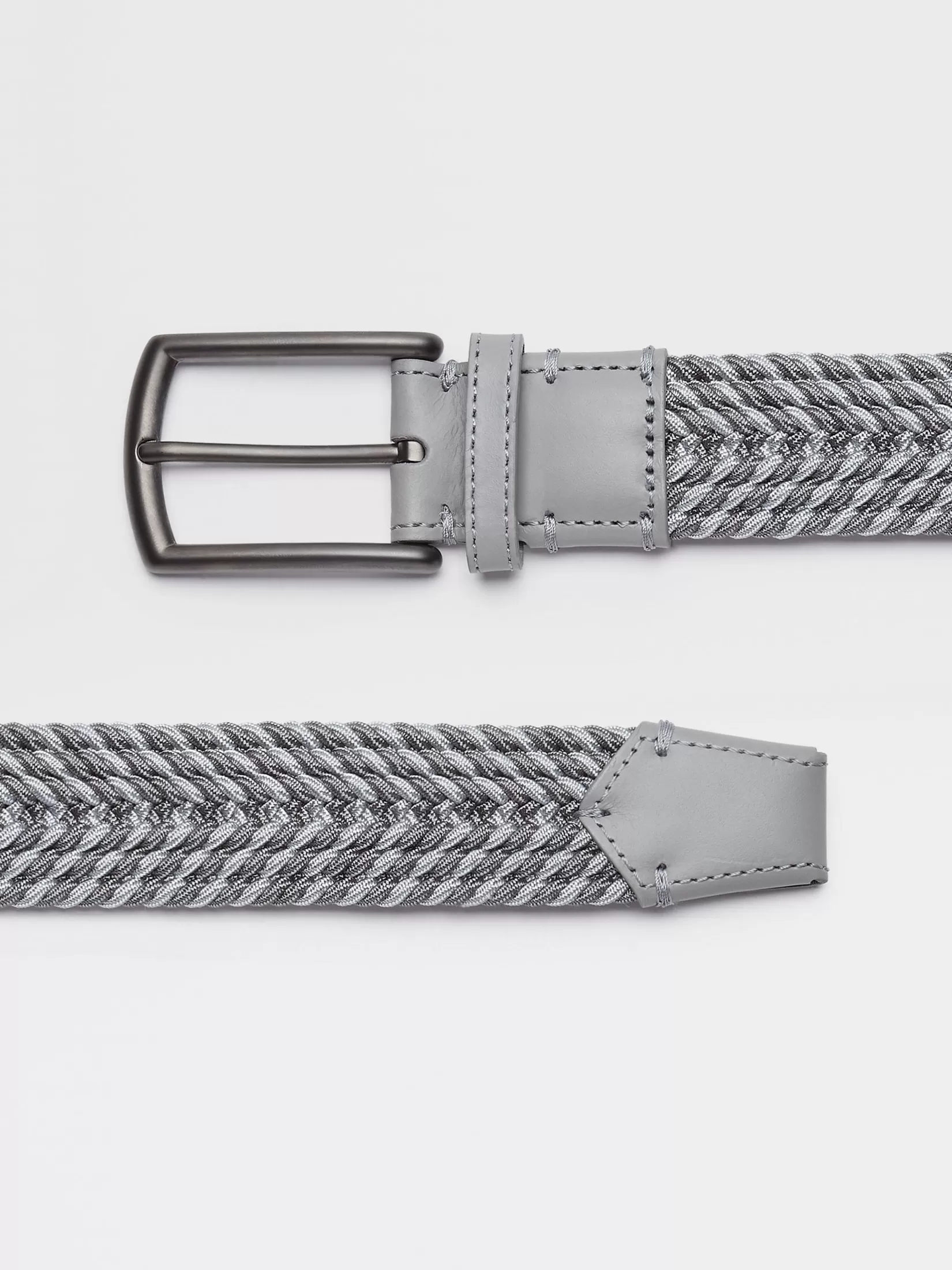 ZEGNA Small Gifts | Belts<Grey Mélange Rayon Belt GreyMélange