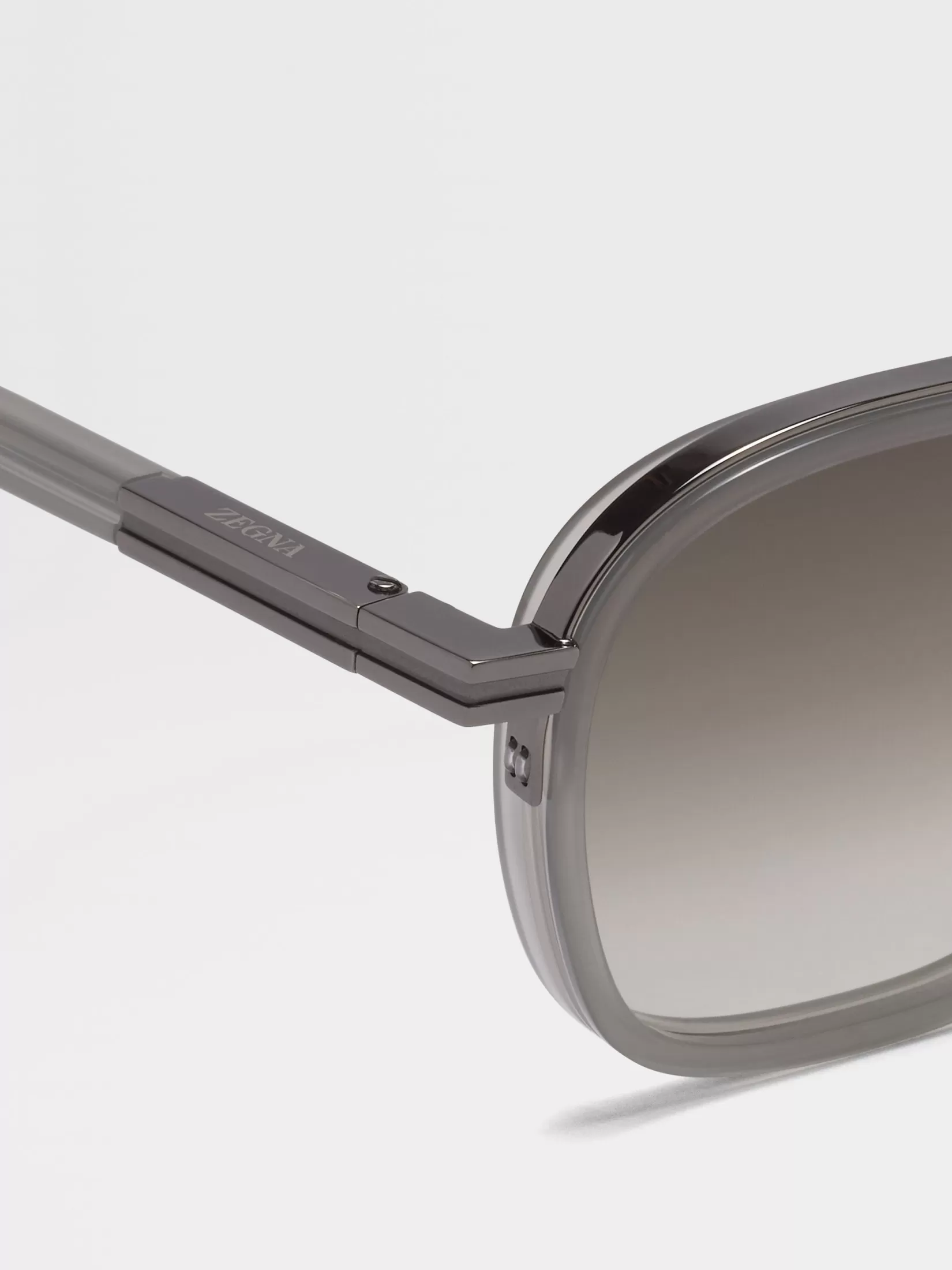 ZEGNA Small Gifts | Travel In Style<Orizzonte I Acetate and Metal Sunglasses Grey