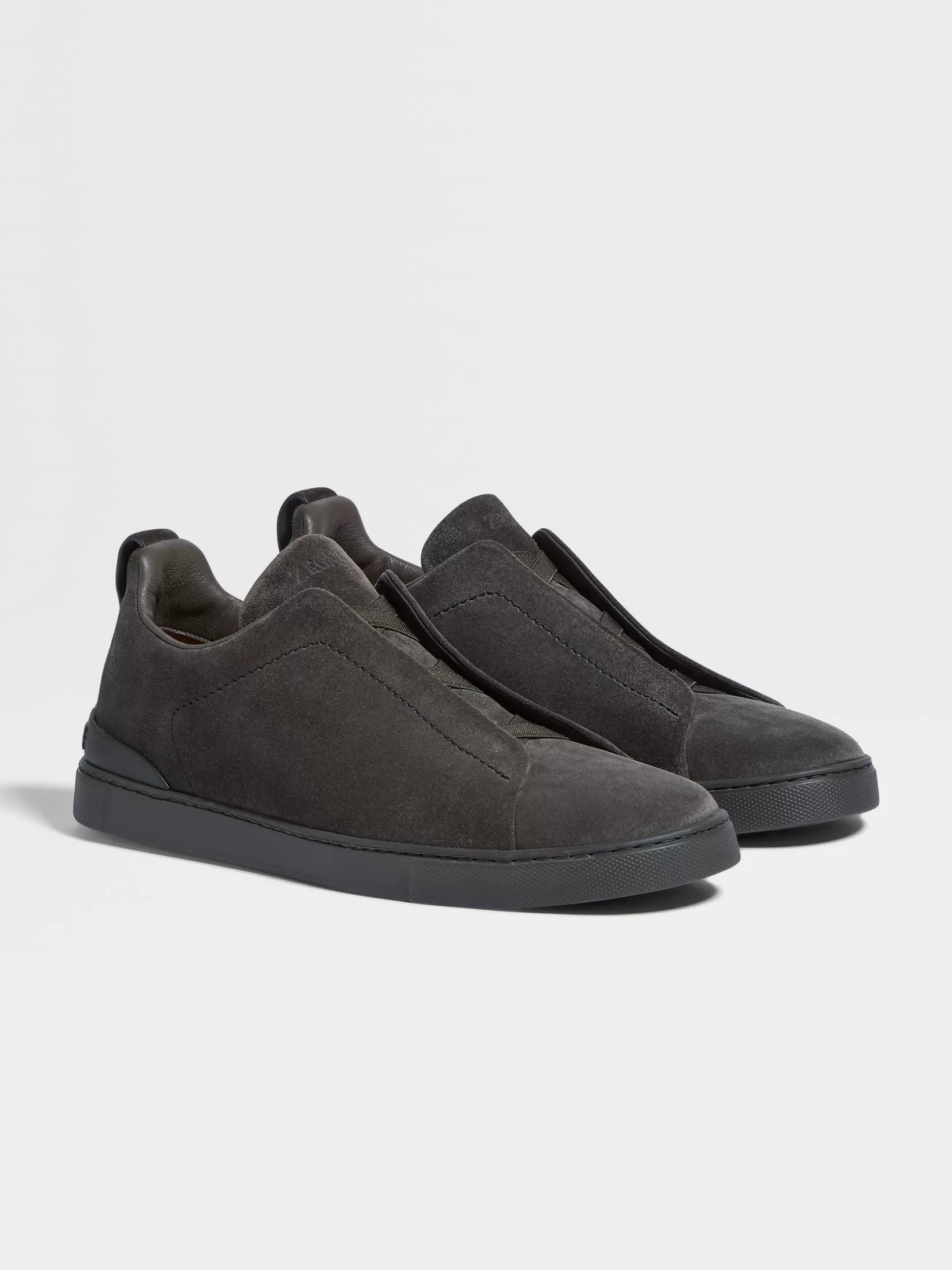 ZEGNA Sneakers<Suede Triple Stitch™ Sneakers Grey