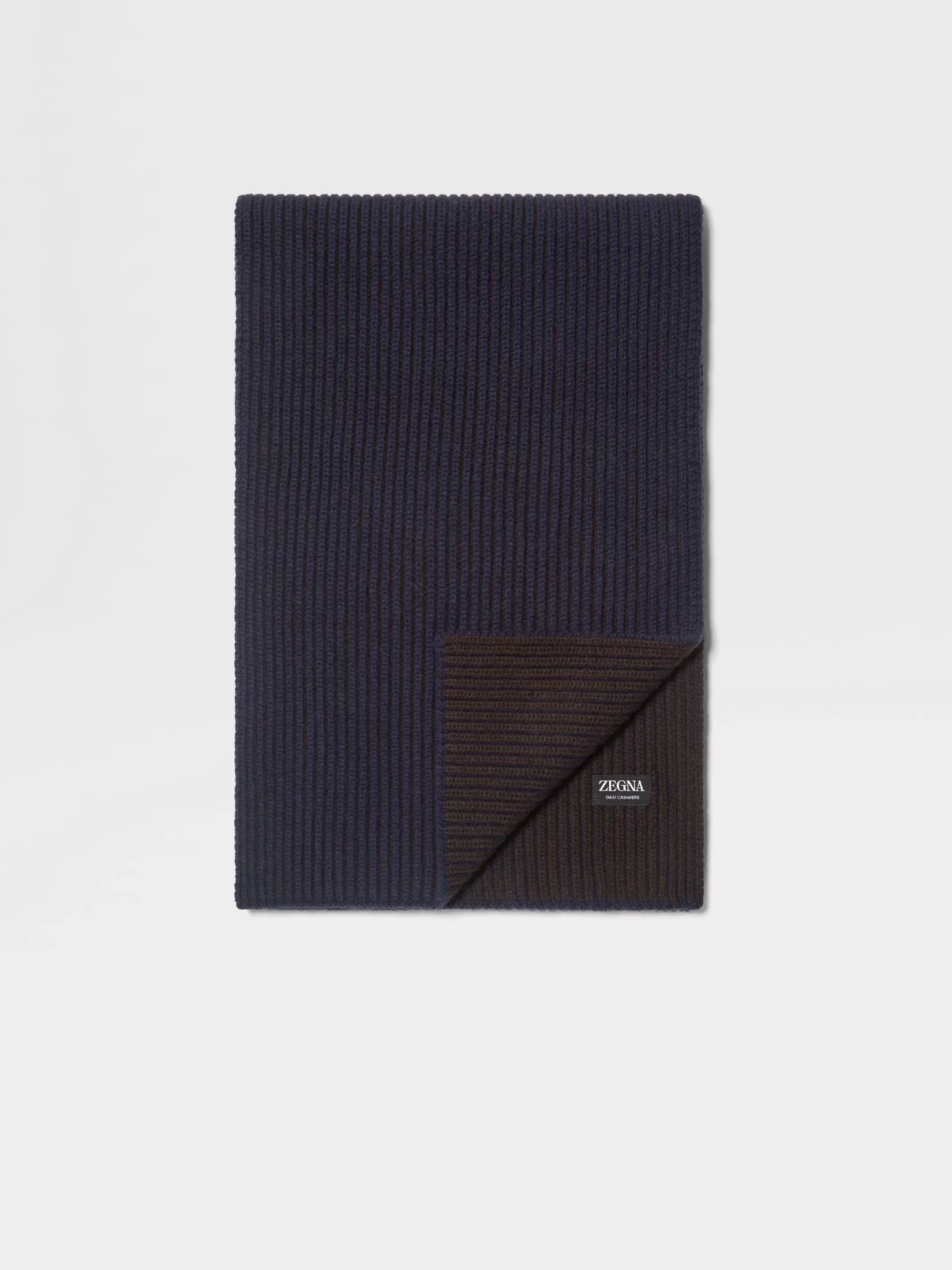 ZEGNA Small Gifts | Travel In Style<Ink Blue and Dark Brown Oasi Cashmere Scarf InkBlue/DarkBrown