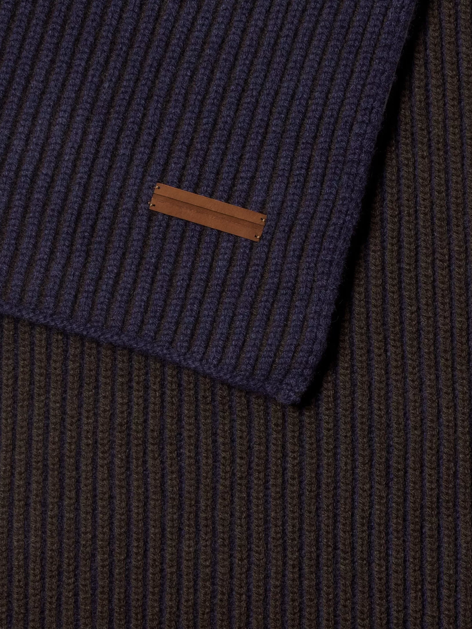 ZEGNA Small Gifts | Travel In Style<Ink Blue and Dark Brown Oasi Cashmere Scarf InkBlue/DarkBrown