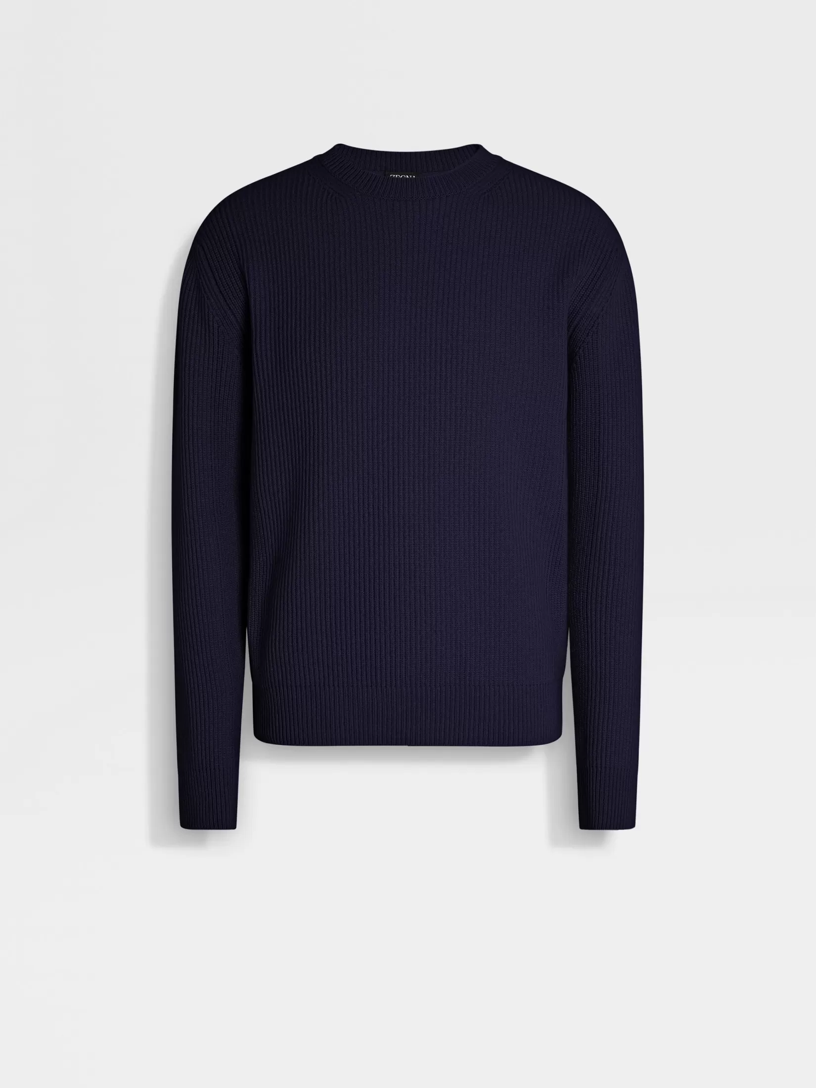 ZEGNA Travel In Style | Sweaters<Ink Blue Oasi Cashmere Crewneck InkBlue