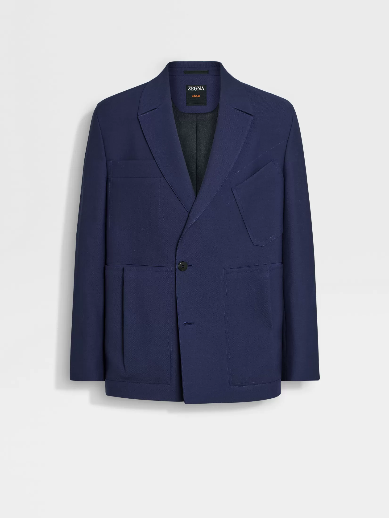 ZEGNA Travel In Style | Blazers<Ink Blue Wool Jacket InkBlue