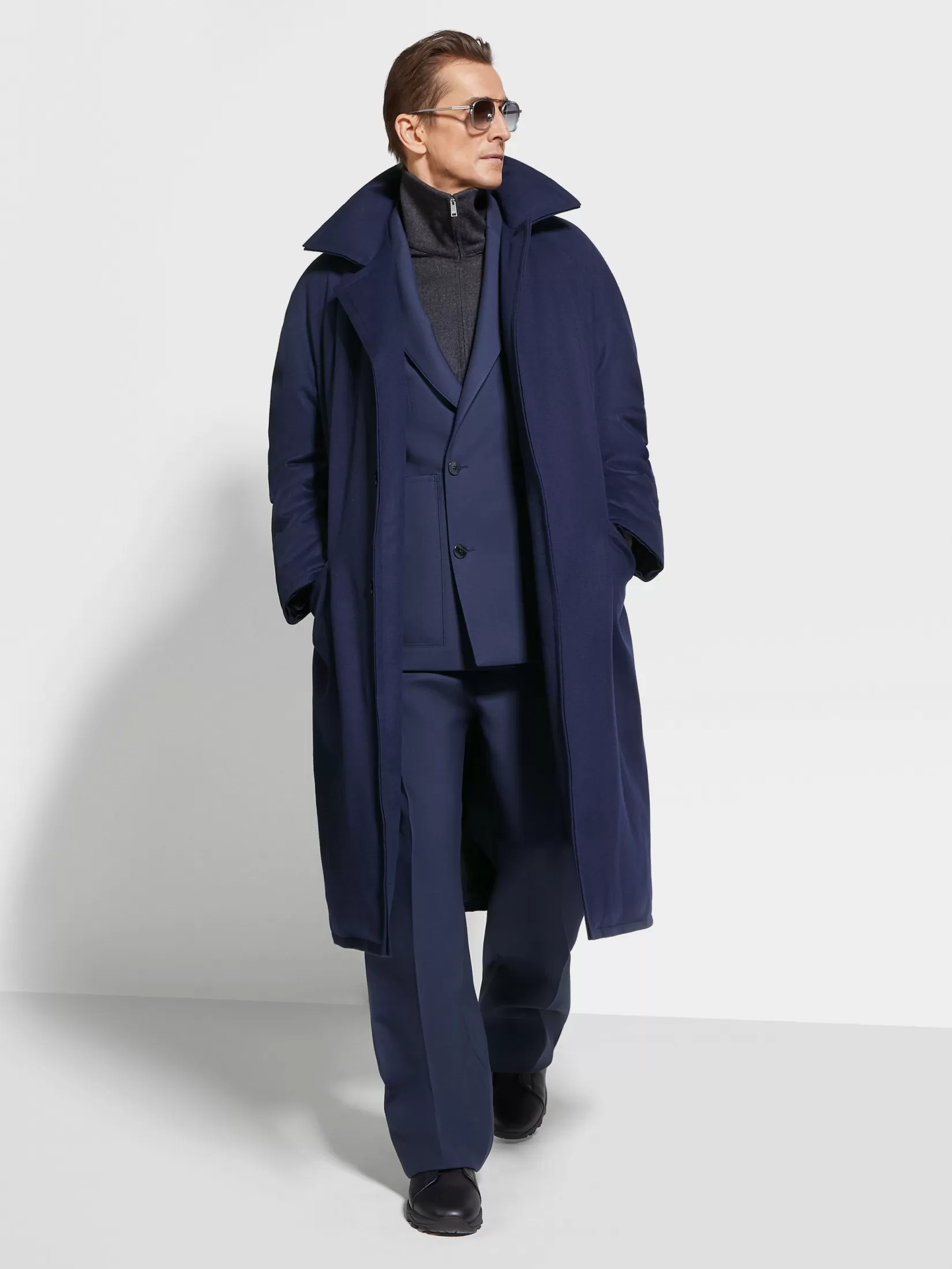 ZEGNA Travel In Style | Blazers<Ink Blue Wool Jacket InkBlue