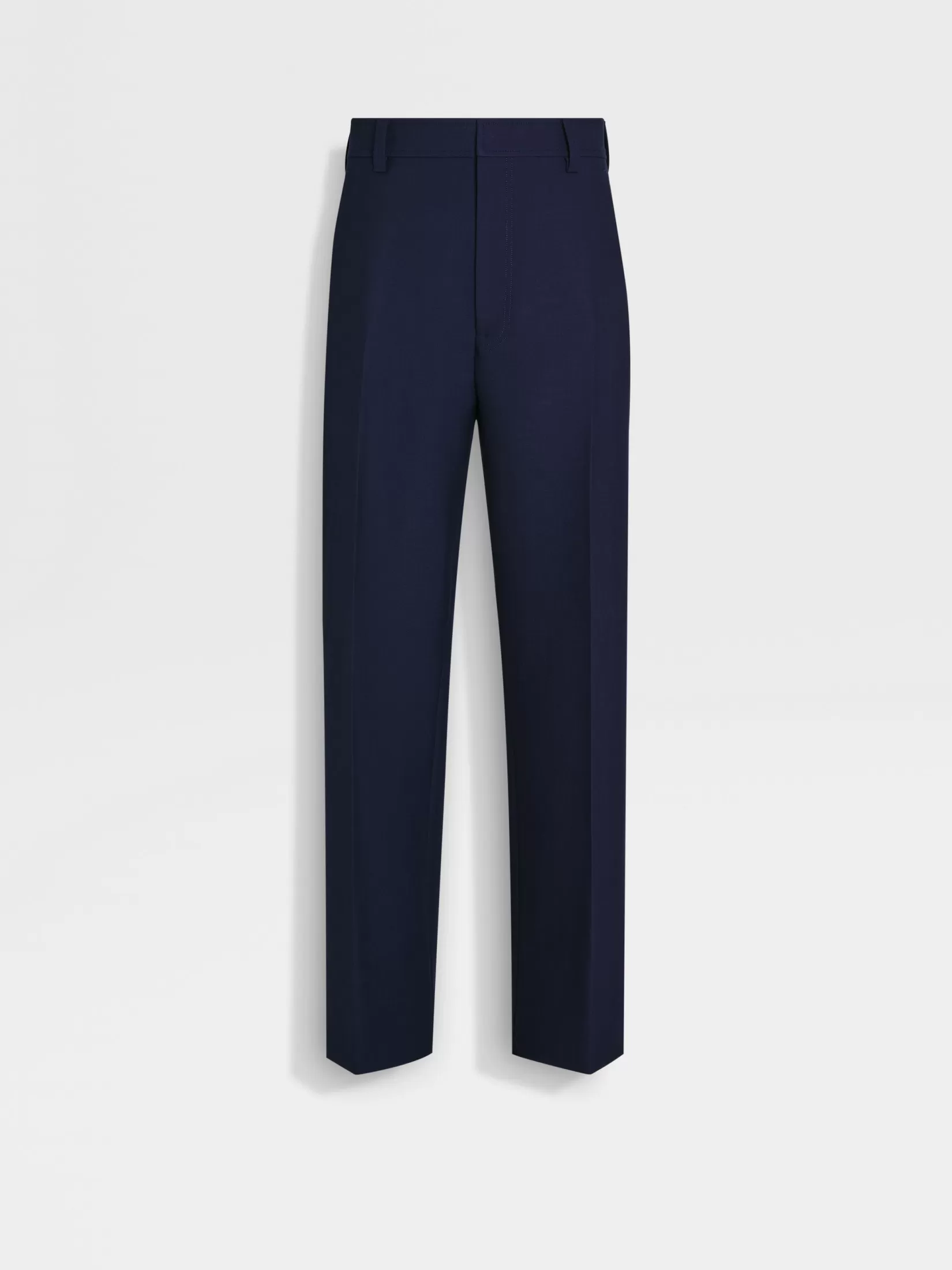 ZEGNA Travel In Style | Pants<Ink Blue Wool Pants InkBlue