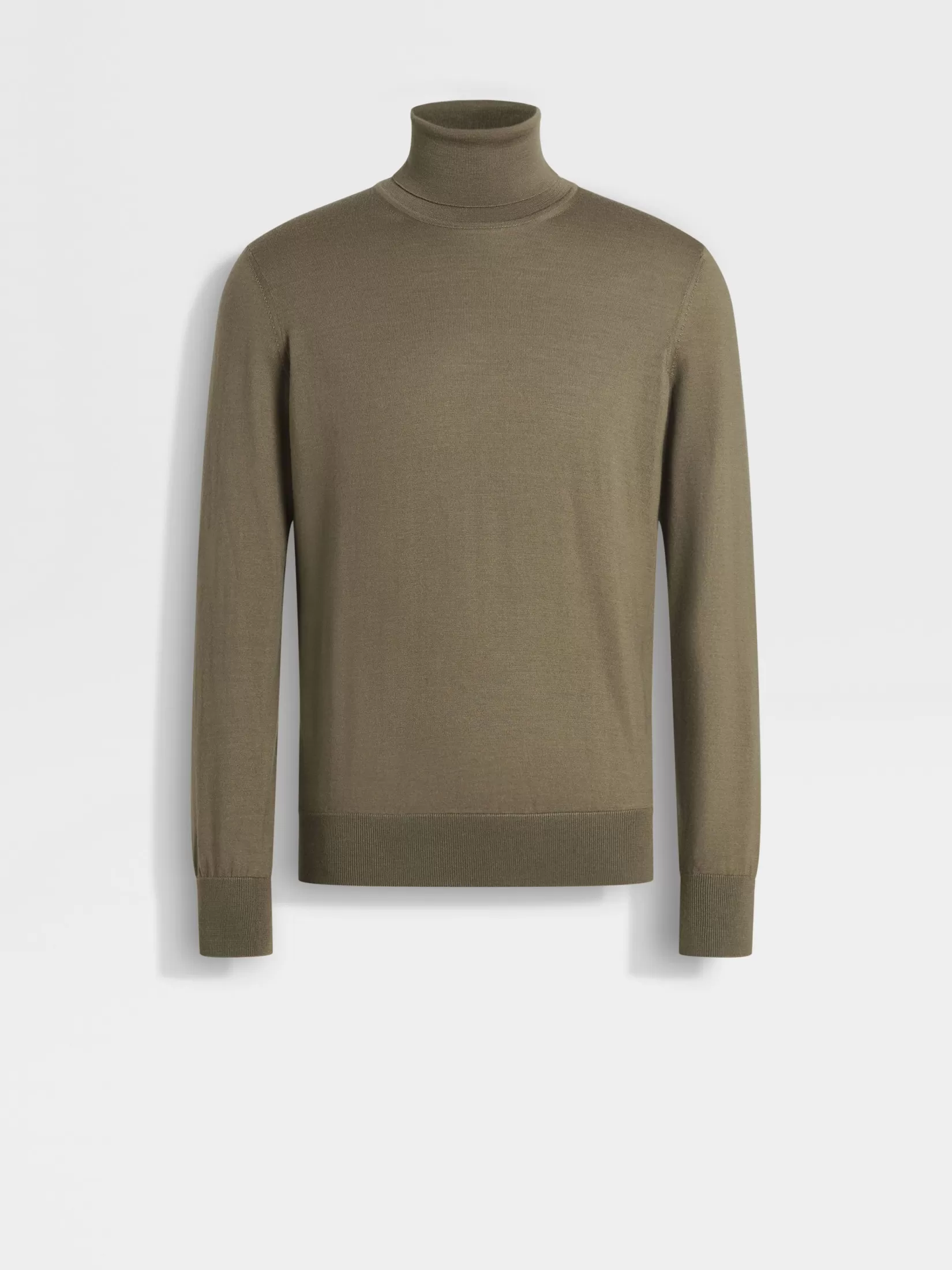 ZEGNA Travel In Style | Sweaters<Cashseta Turtleneck Khaki