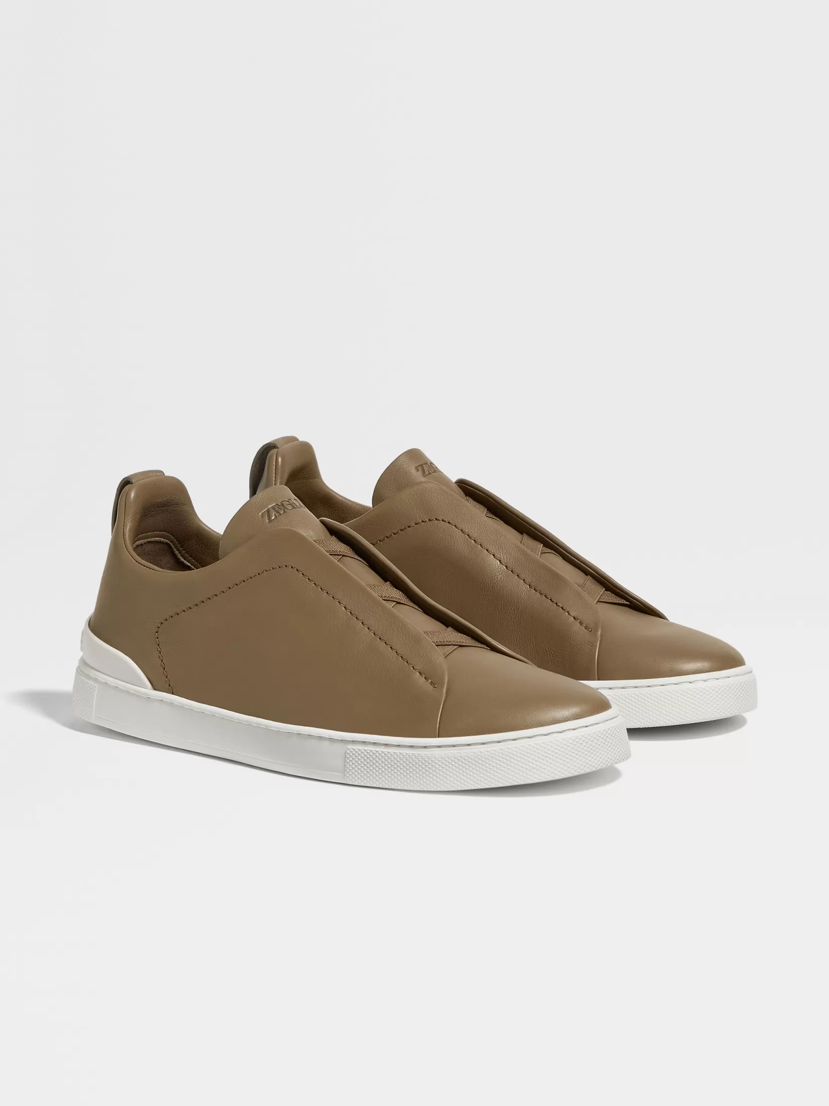 ZEGNA Travel In Style | Sneakers<Triple Stitch™ SECONDSKIN Sneakers Khaki