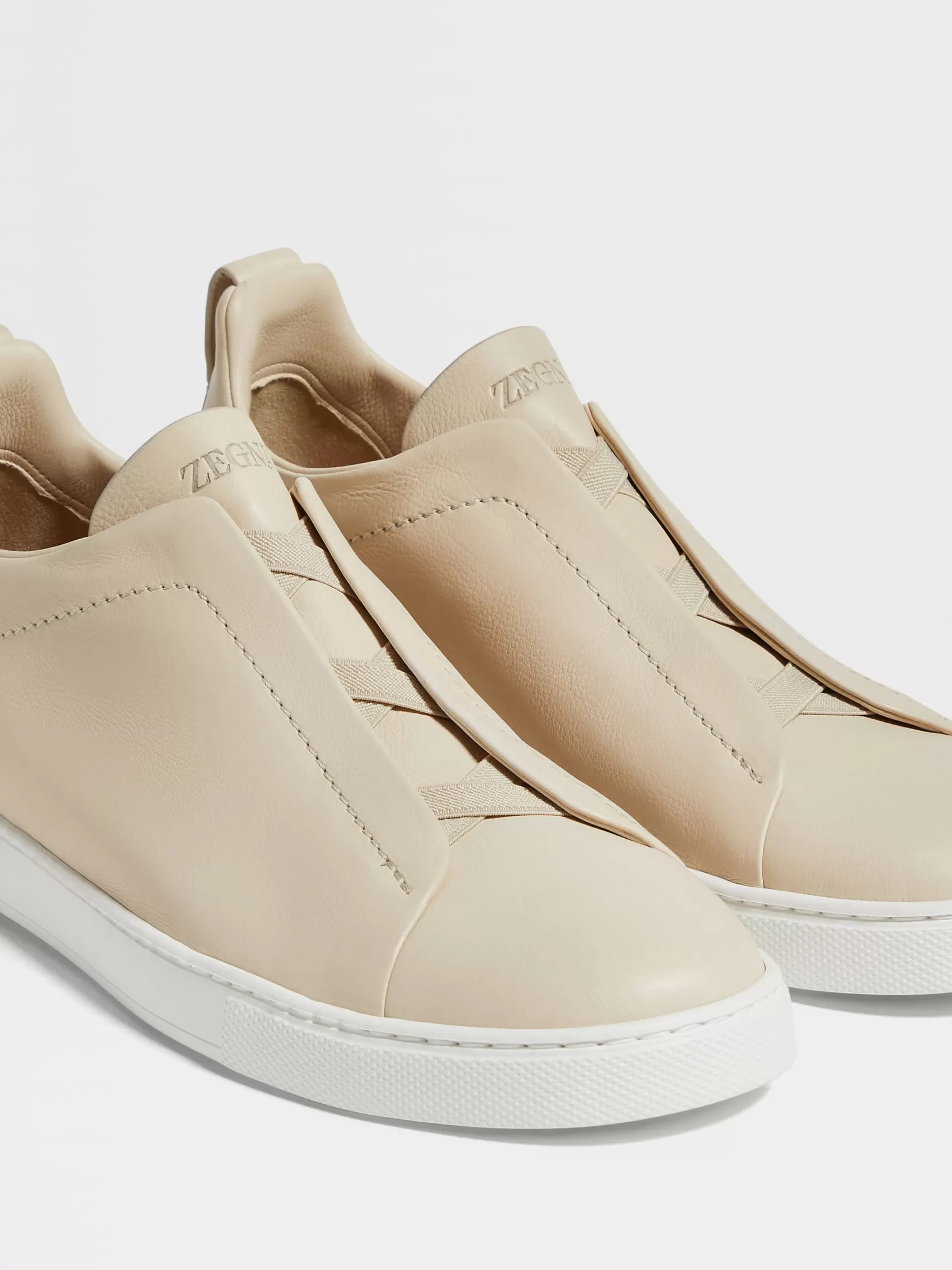 ZEGNA Travel In Style | Sneakers<Light Beige Triple Stitch™ SECONDSKIN Sneakers LightBeige