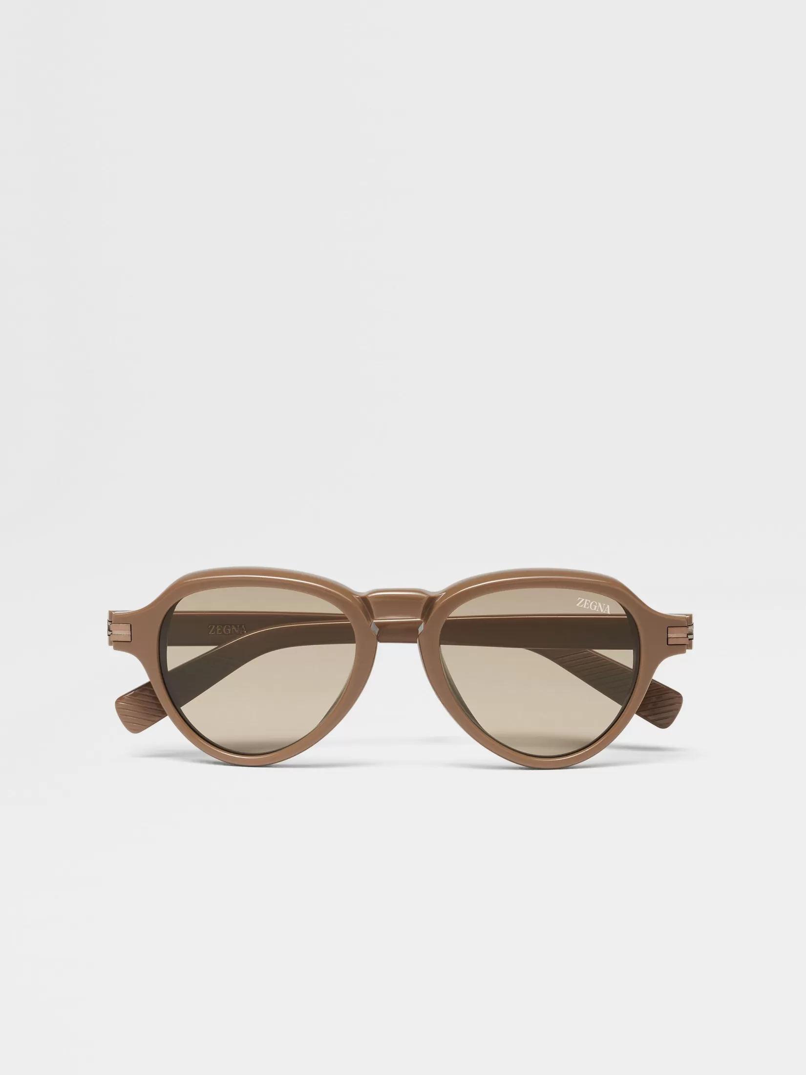 ZEGNA Resort Essentials | Small Gifts<Light Brown Acetate Sunglasses LightBrown