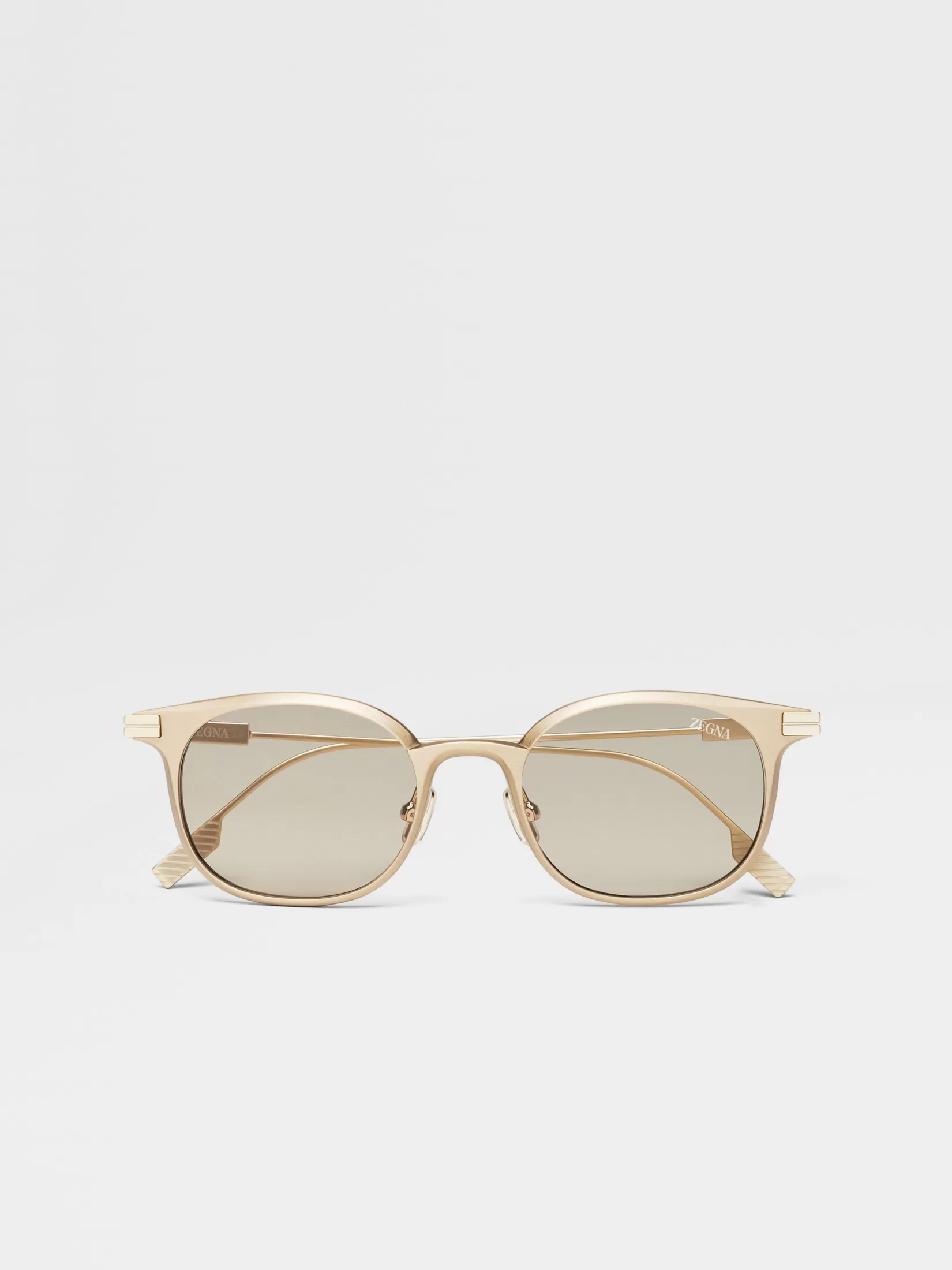 ZEGNA Sunglasses<Light Gold Aluminium Sunglasses LightGold