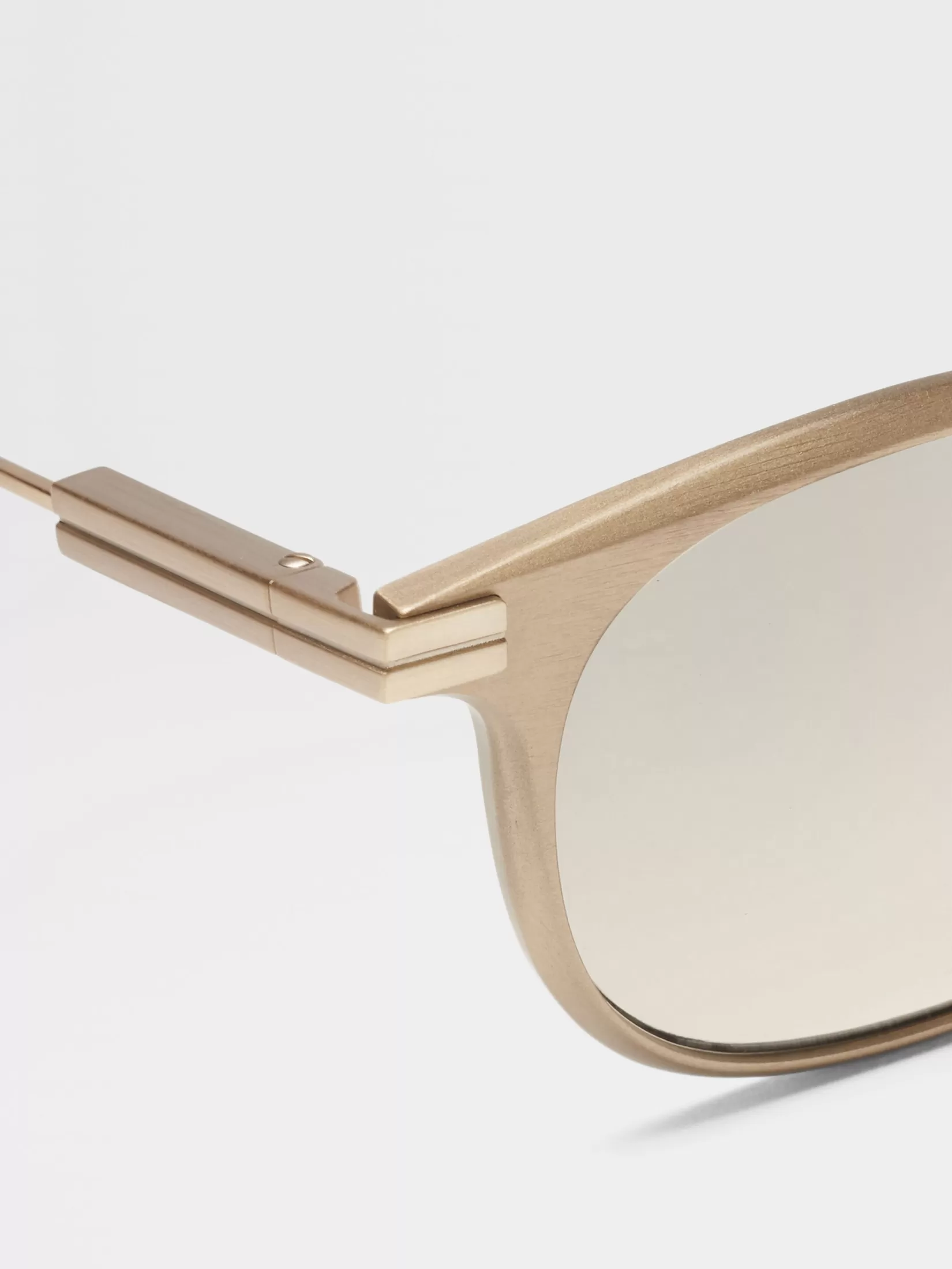 ZEGNA Sunglasses<Light Gold Aluminium Sunglasses LightGold