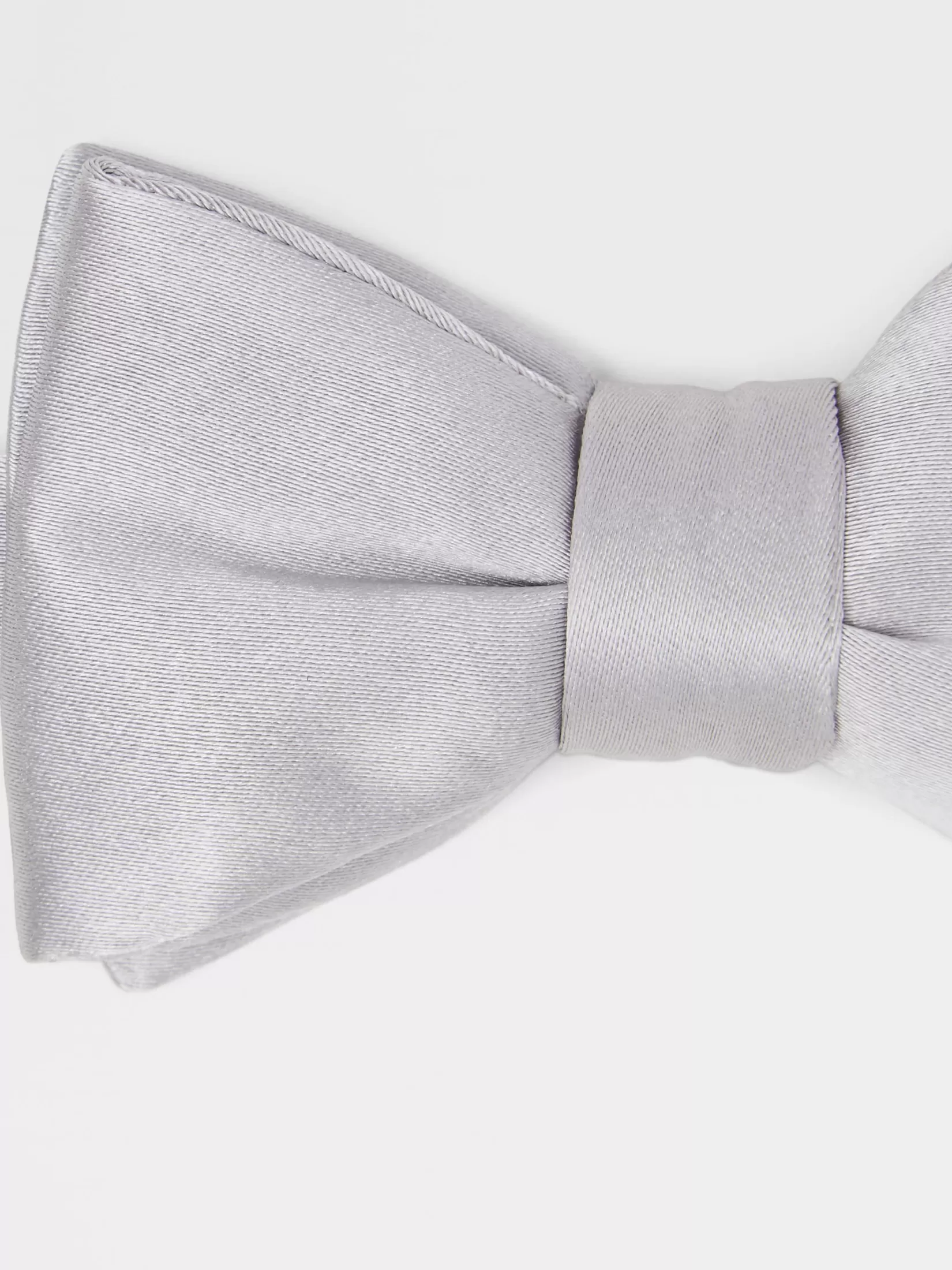 ZEGNA Ties And Bow Ties<Light Grey Silk Bowtie LightGrey