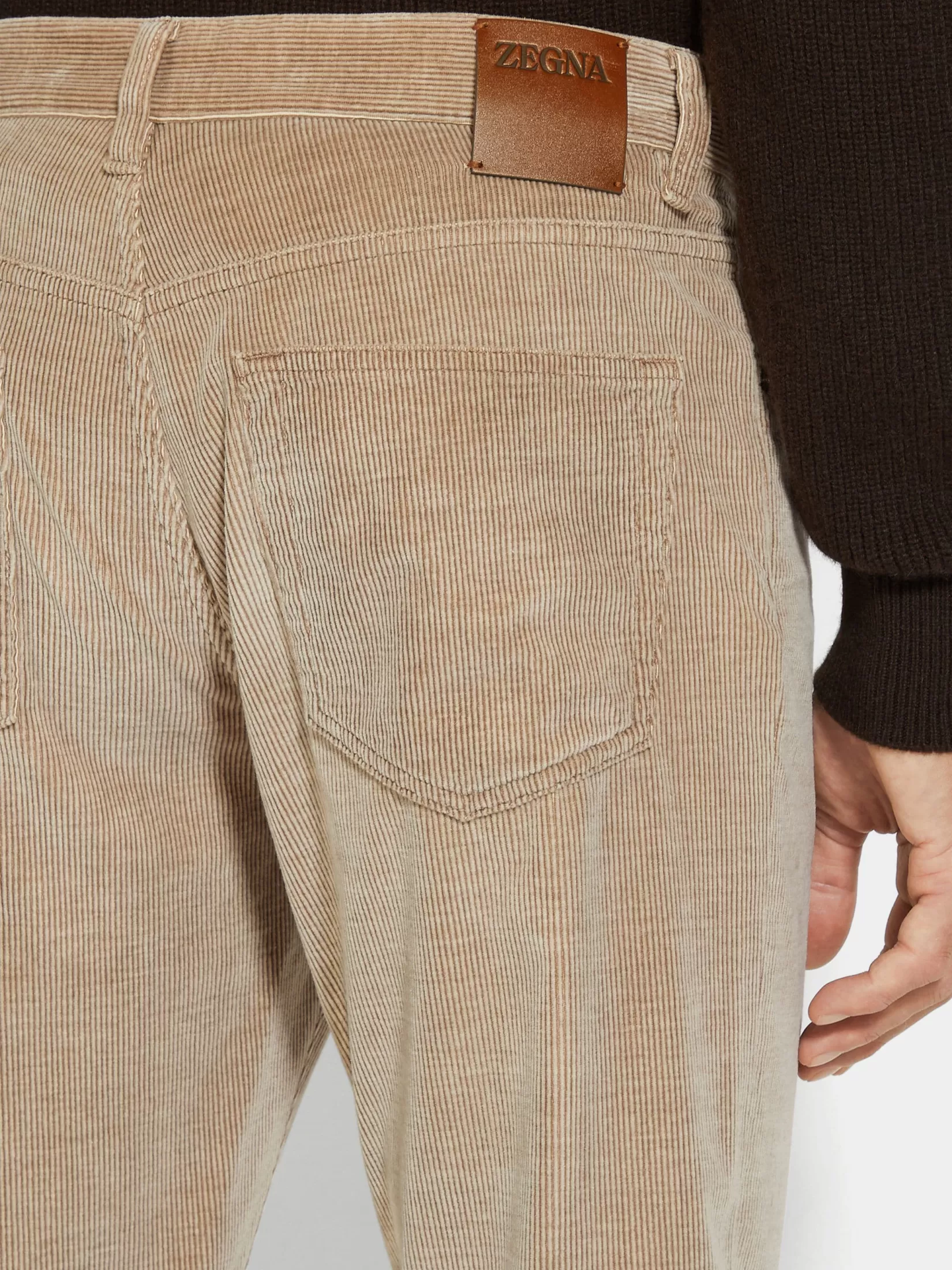 ZEGNA Jeans<Light Taupe Cashco Roccia Pants LightTaupe