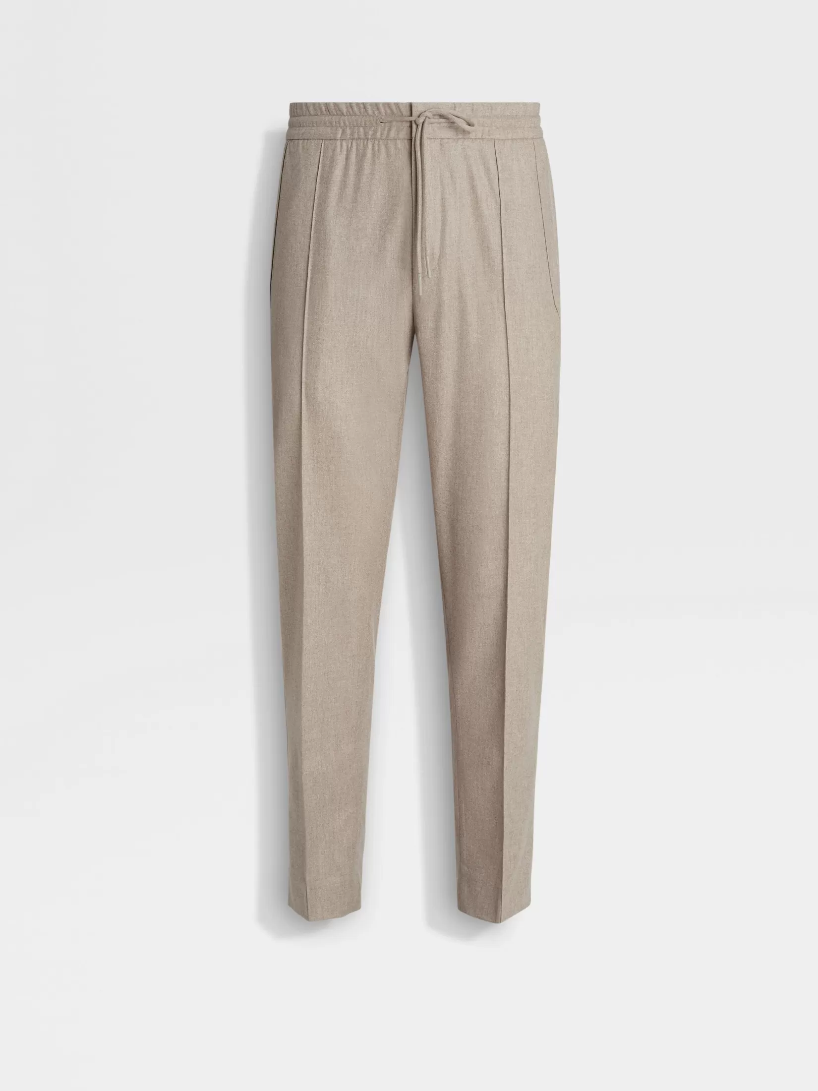 ZEGNA Joggers And Sweatshirts<Light Taupe 15milmil15 Wool Joggers LightTaupe