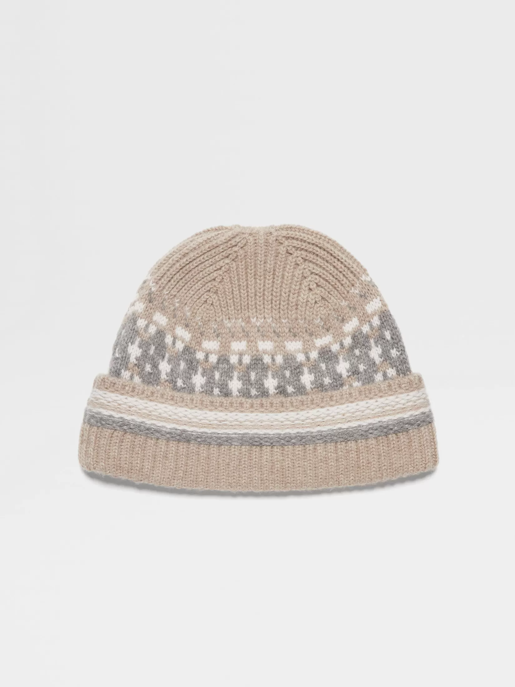 ZEGNA Small Gifts | Soft Accessories<Light Taupe Oasi Cashmere Beanie LightTaupe