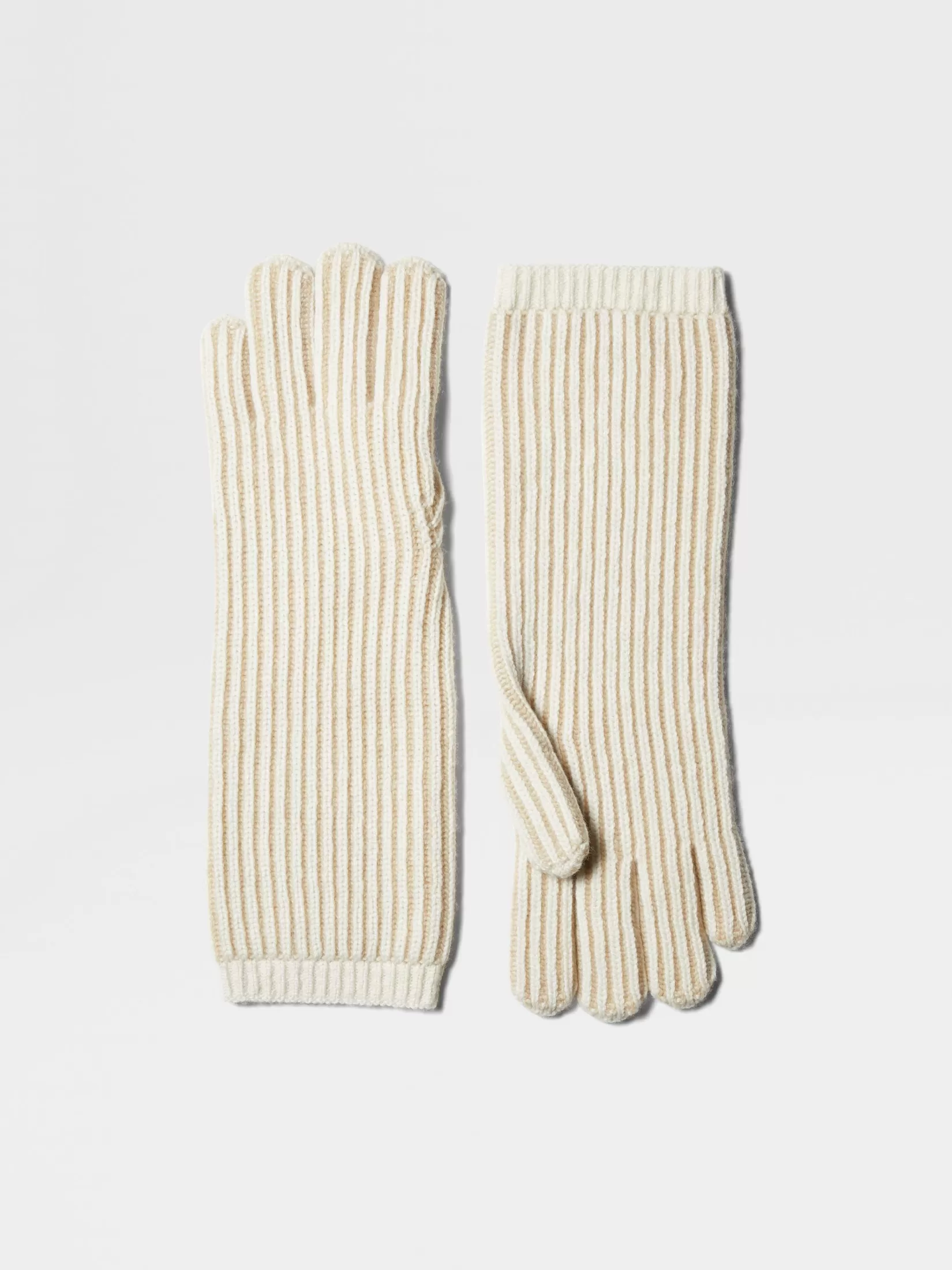 ZEGNA Gloves, Scarves And Hats<Light Taupe Oasi Cashmere Gloves LightTaupe