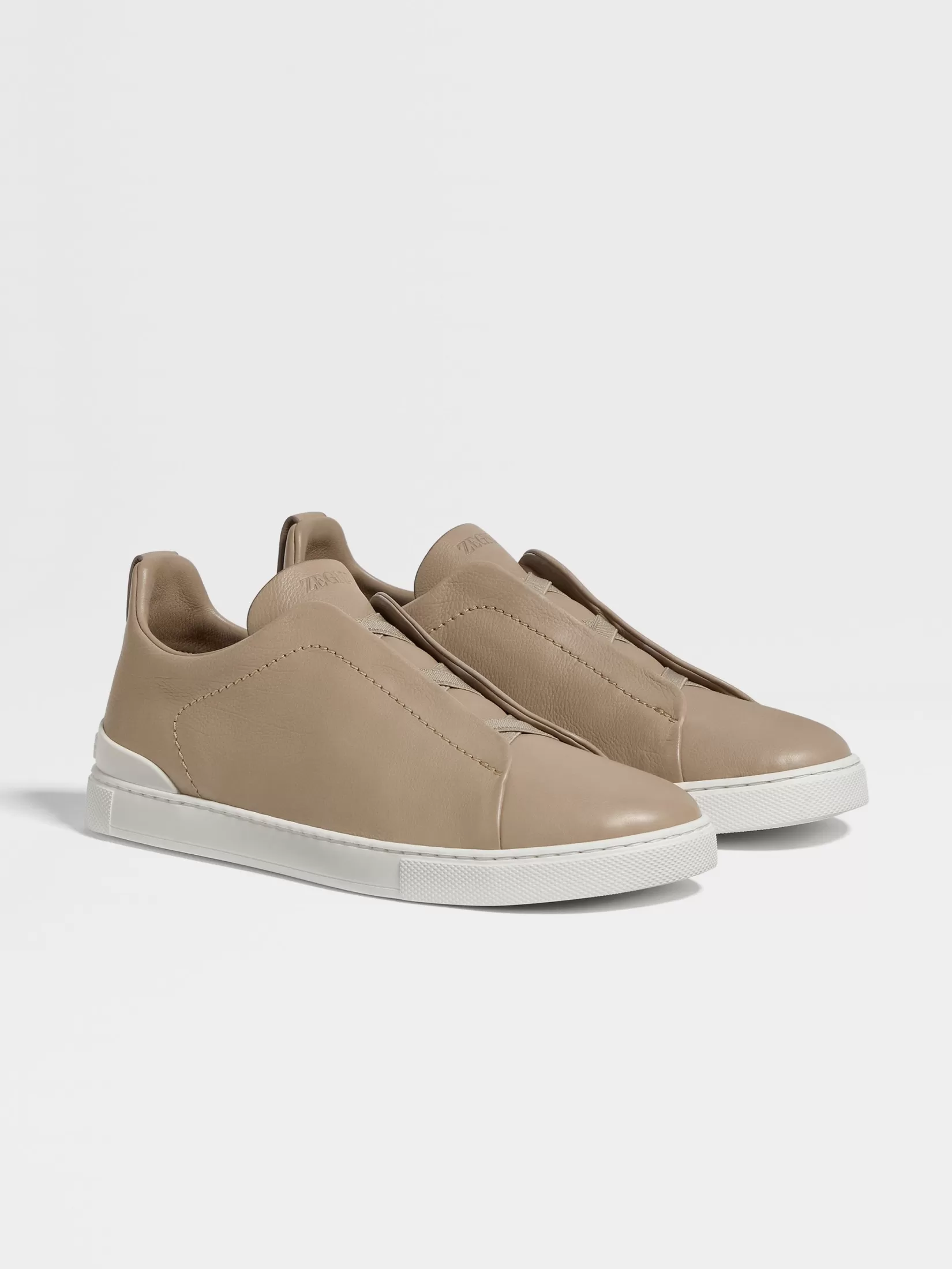 ZEGNA Travel In Style | Sneakers<Light Taupe Triple Stitch™ SECONDSKIN Sneakers LightTaupe