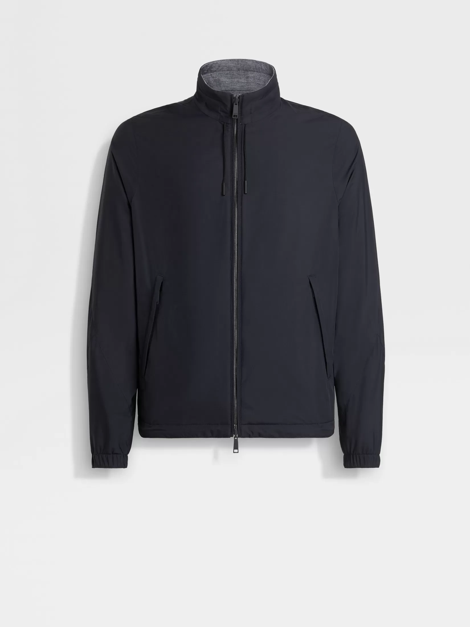 ZEGNA Jackets And Coats<Microfiber Reversible Brezza Blouson NavyBlue/Grey