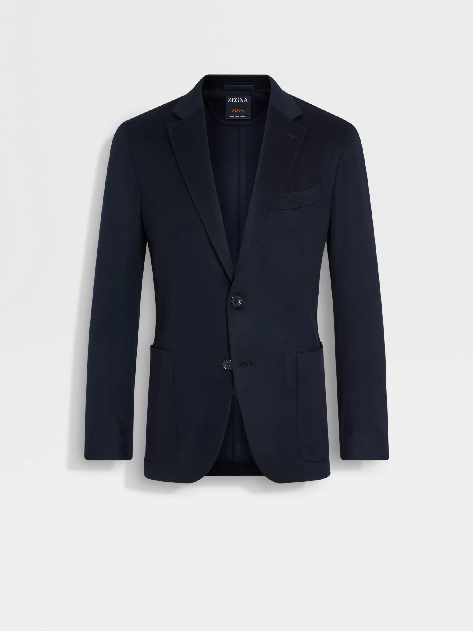 ZEGNA Blazers<Navy Blue Oasi Cashmere Jacket NavyBlue