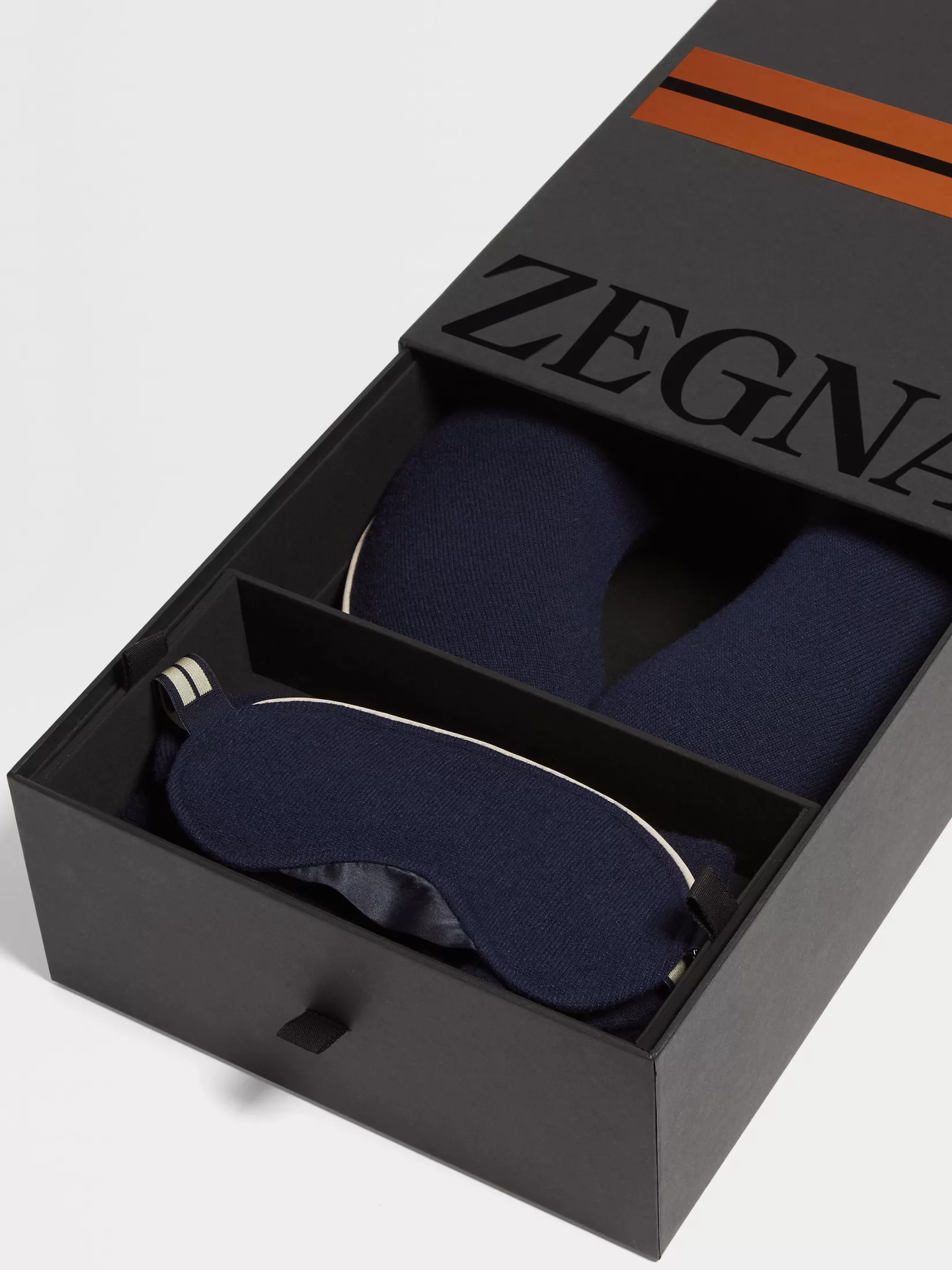 ZEGNA Small Gifts | Travel In Style<Navy Blue Oasi Cashmere Travel Set NavyBlue