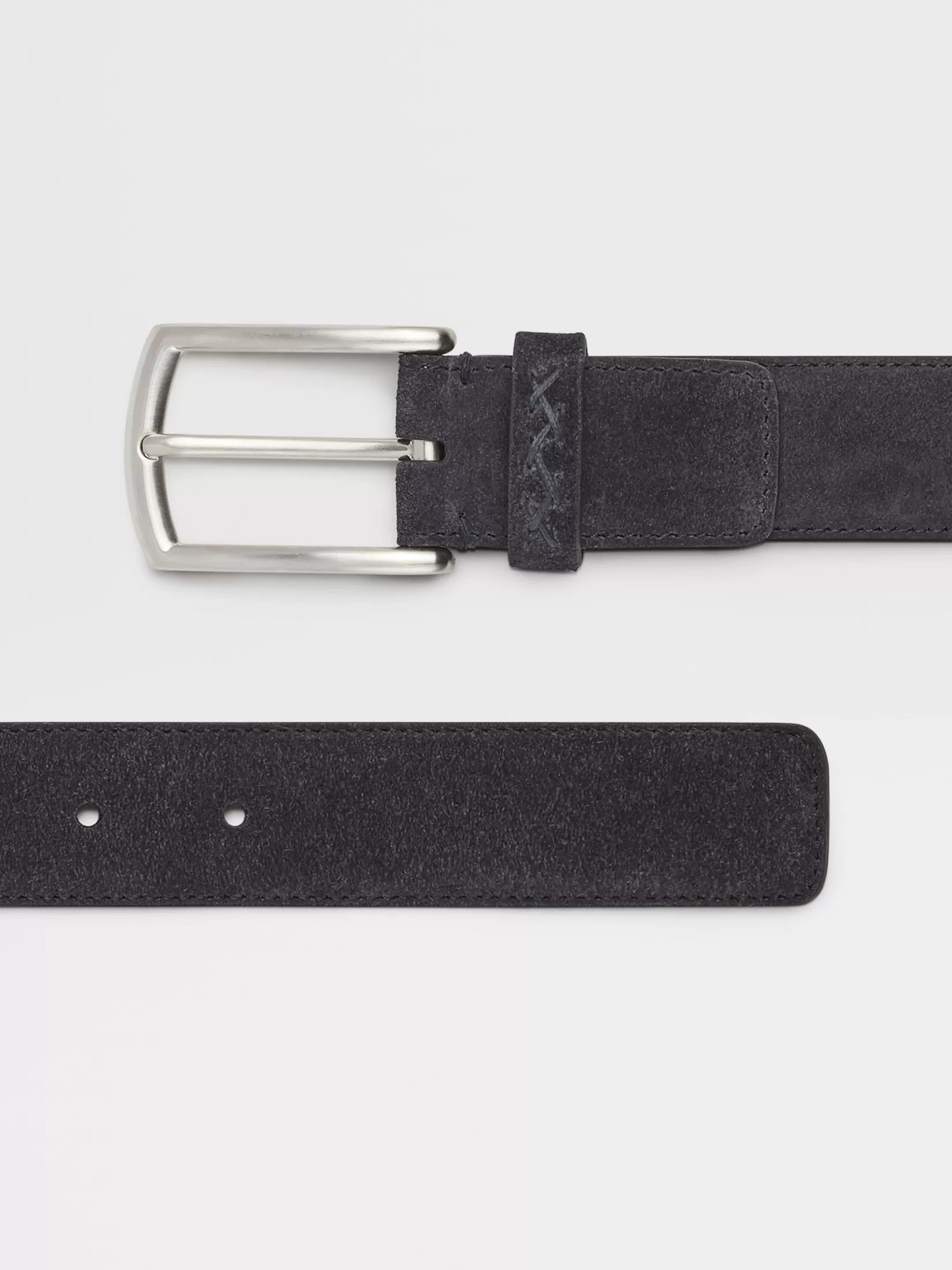 ZEGNA Belts<Navy Blue Suede Belt NavyBlue