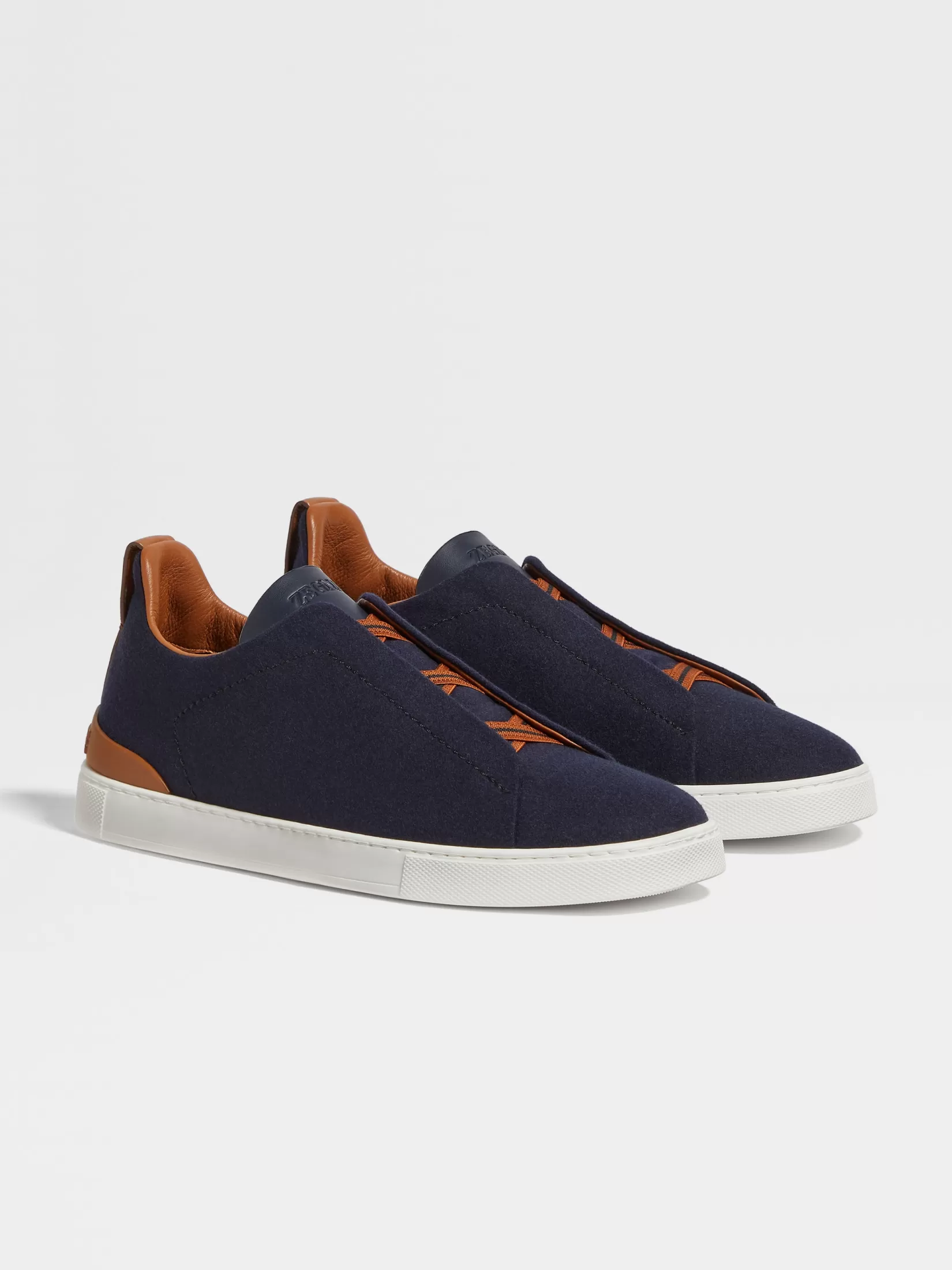 ZEGNA Sneakers<Navy Blue #UseTheExisting™ Triple Stitch™ Sneakers NavyBlue