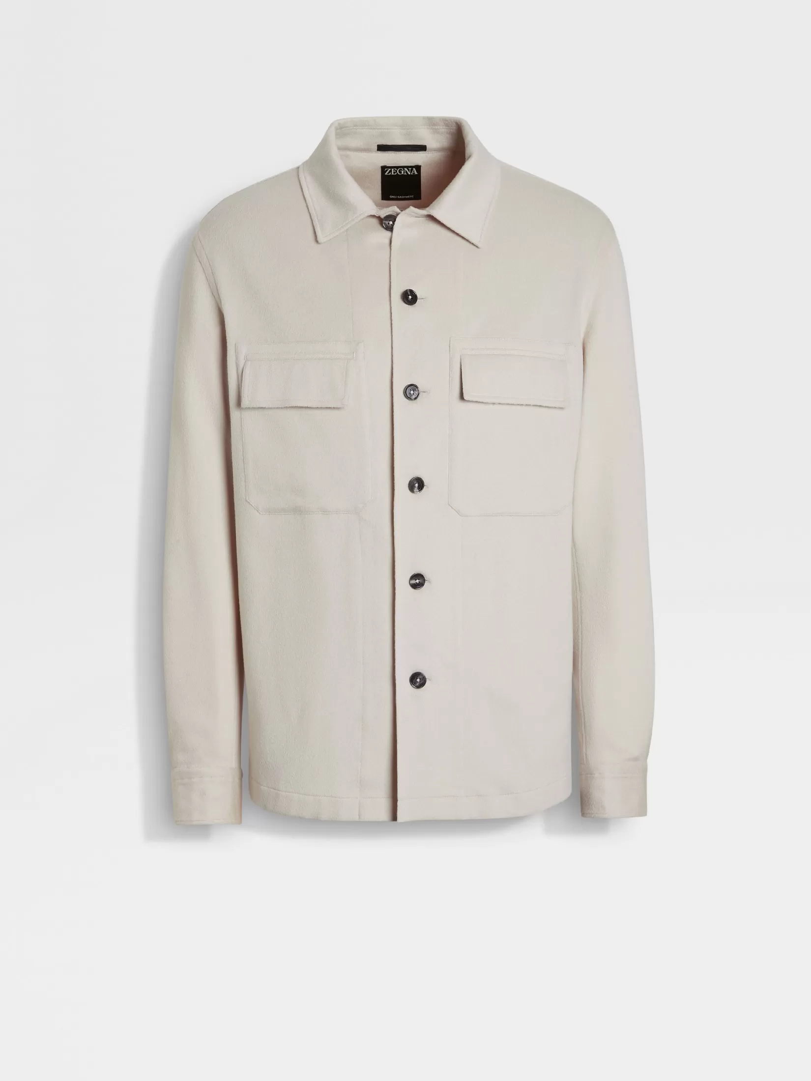 ZEGNA Overshirts And Chore Jackets<Oasi Cashmere Alba Overshirt White