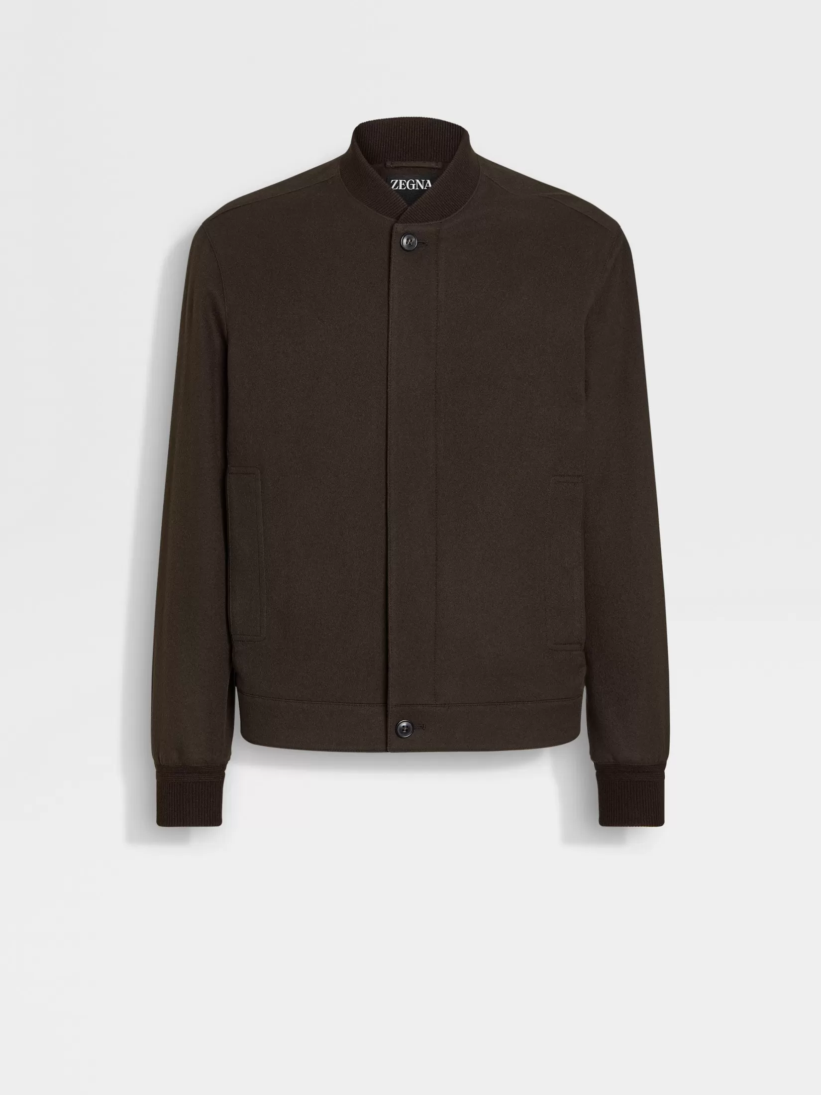 ZEGNA Jackets And Coats<Oasi Cashmere Elements Bomber DarkBrown