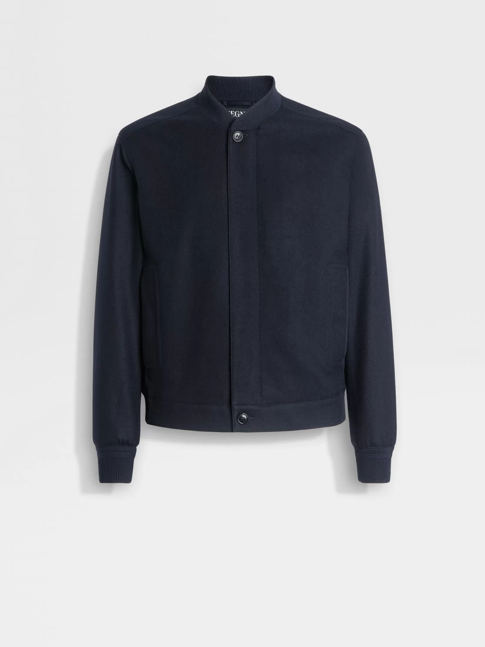 ZEGNA Jackets And Coats<Oasi Cashmere Elements Bomber NavyBlue