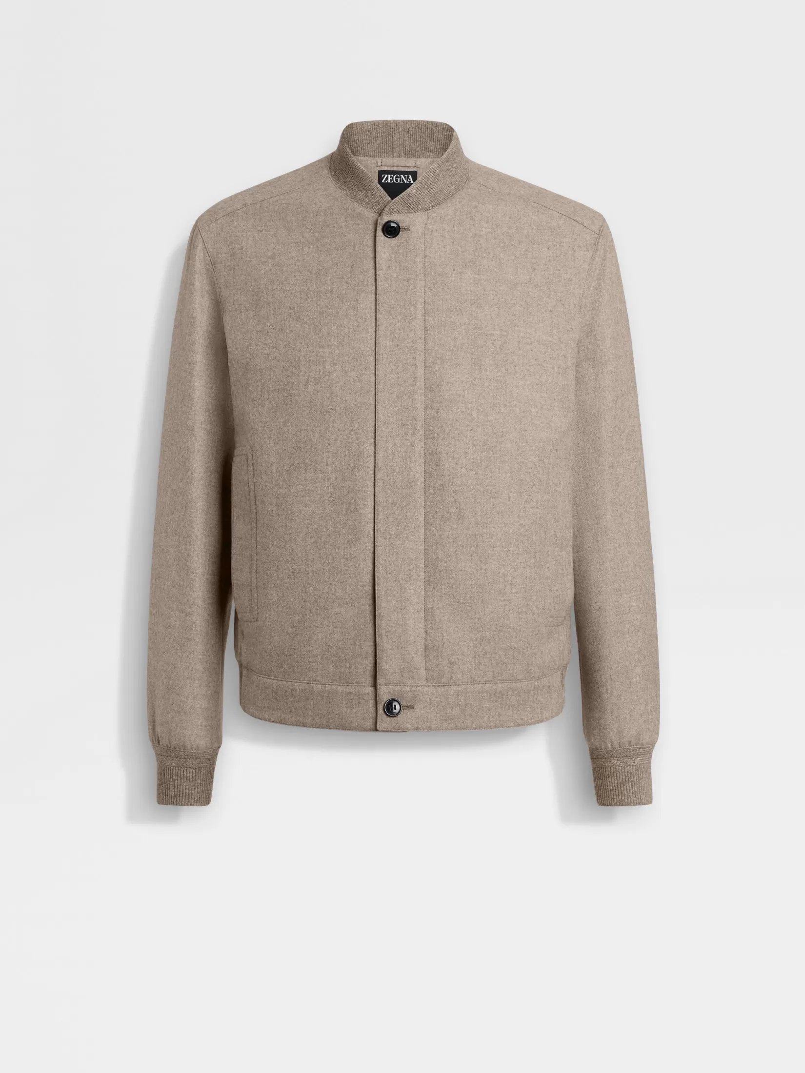 ZEGNA Jackets And Coats<Oasi Cashmere Elements Bomber LightTaupe