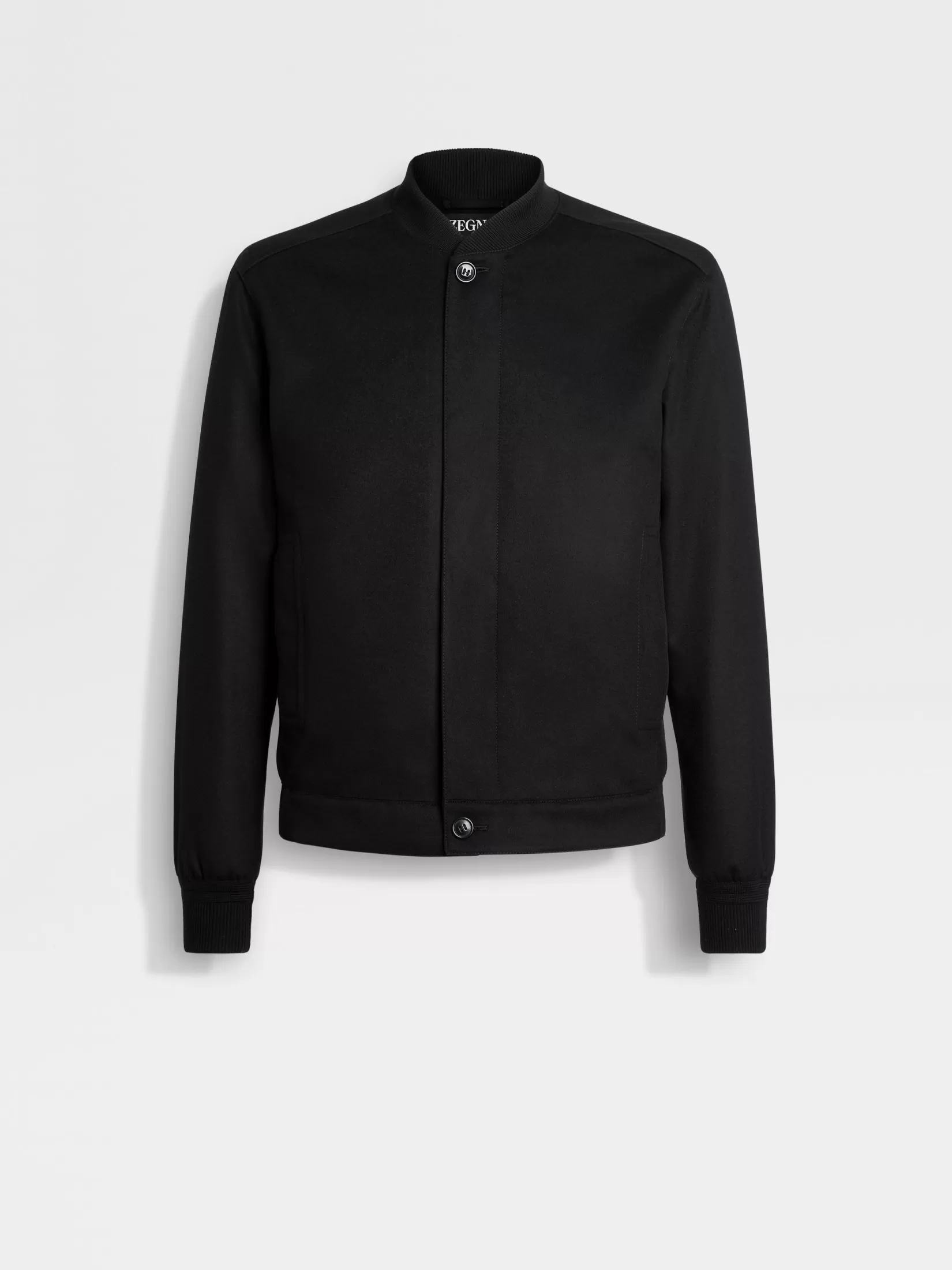 ZEGNA Travel In Style | Jackets And Coats<Oasi Cashmere Elements Bomber Black