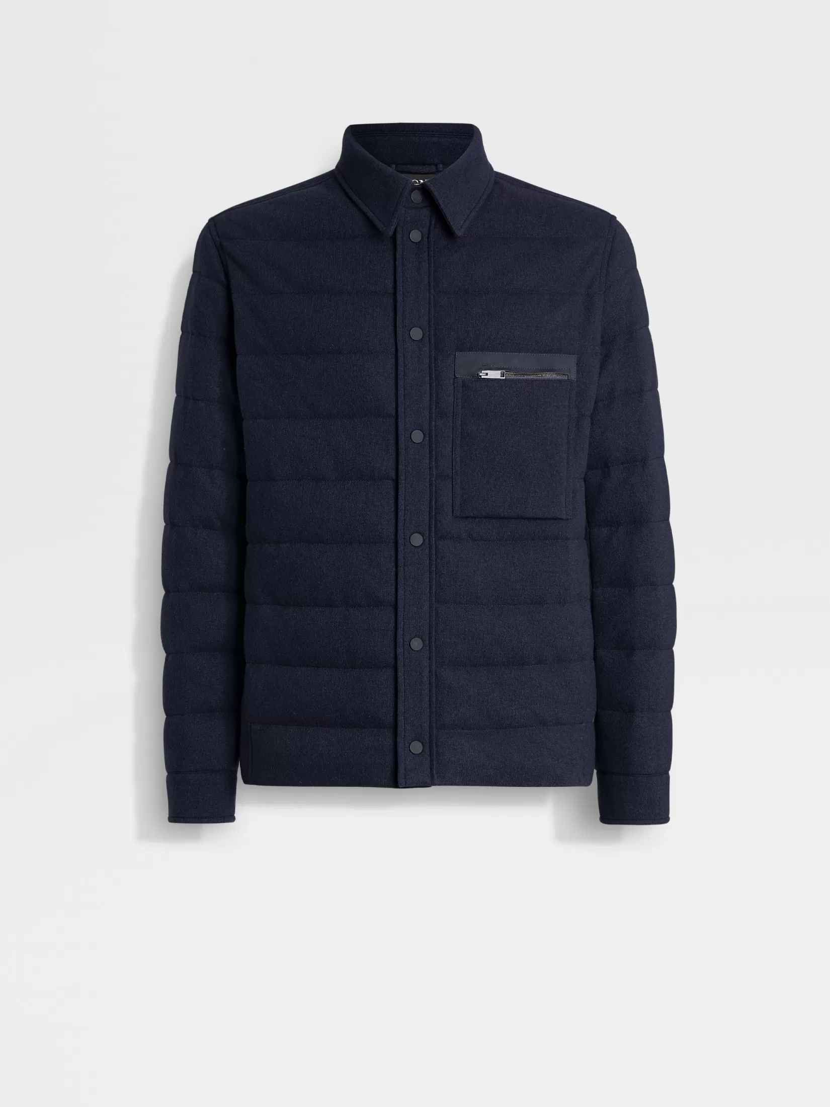 ZEGNA Travel In Style | Down Jackets<Oasi Cashmere Elements Jacket NavyBlue