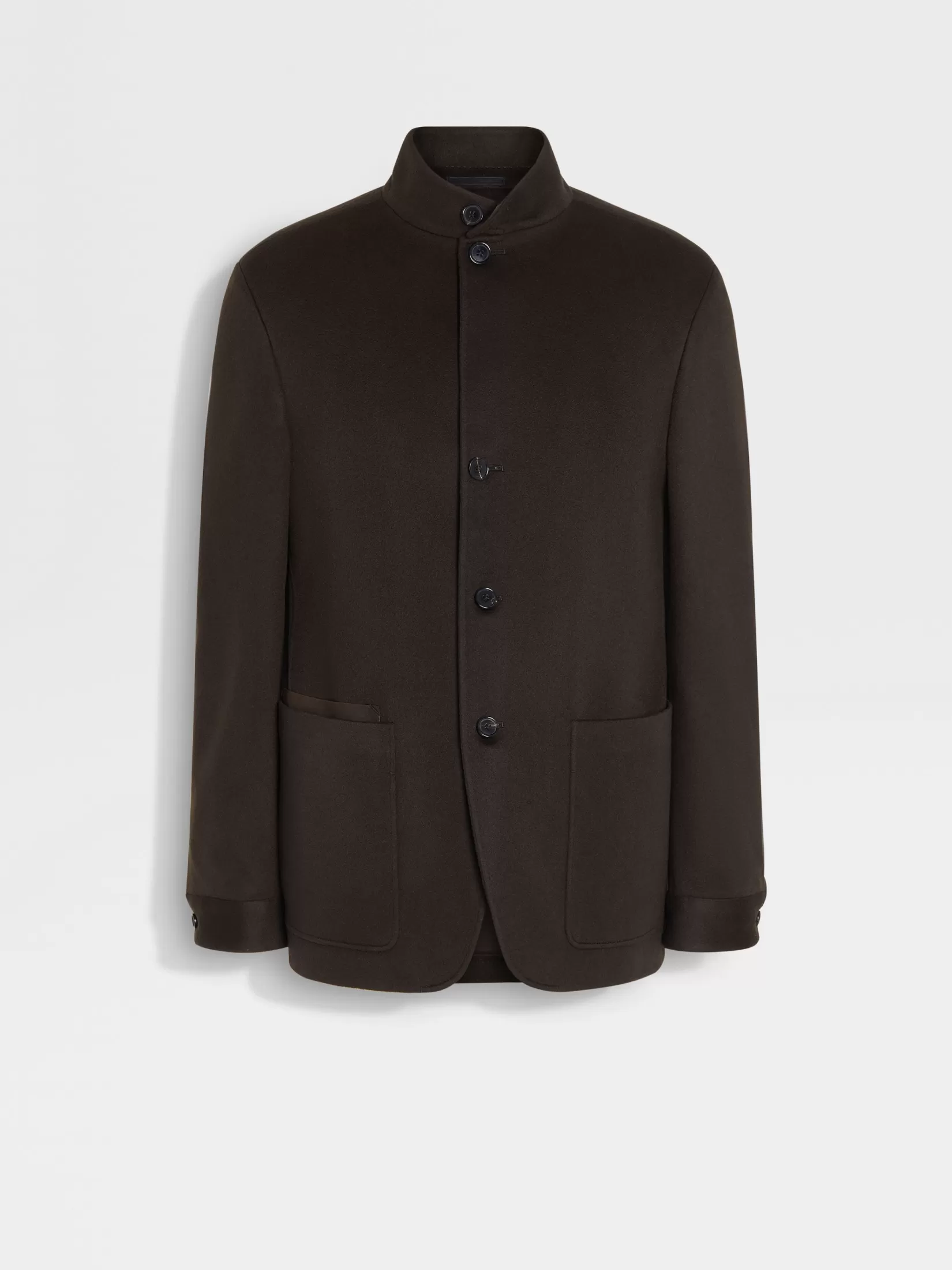 ZEGNA Travel In Style | Overshirts And Chore Jackets<Oasi Cashmere Il Conte Jacket DarkBrown