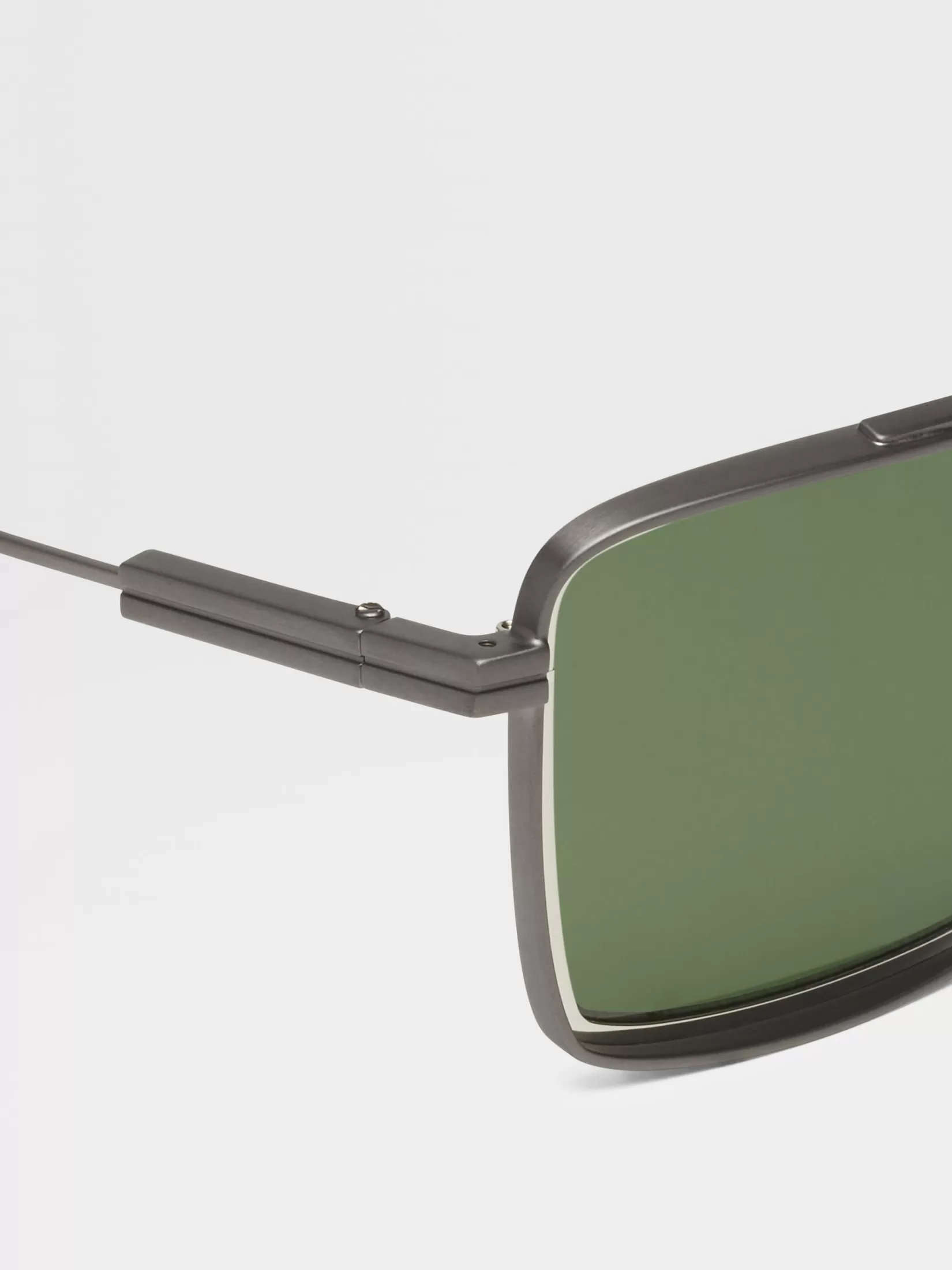 ZEGNA Sunglasses<Satin Gunmetal Metal Sunglasses SatinGunmetal