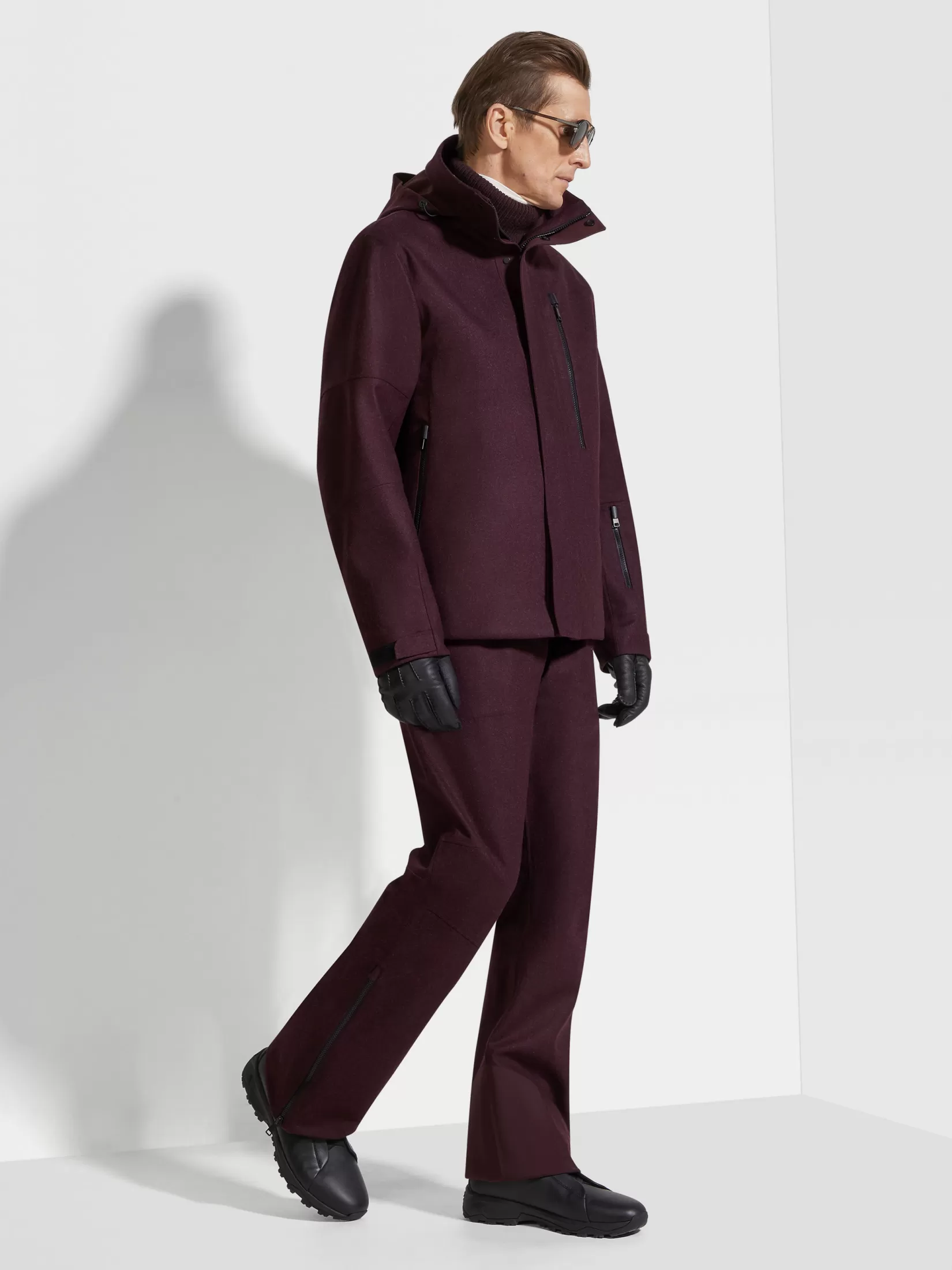 ZEGNA Jackets And Coats<Techmerino™ Wool Ski Jacket DarkPurple