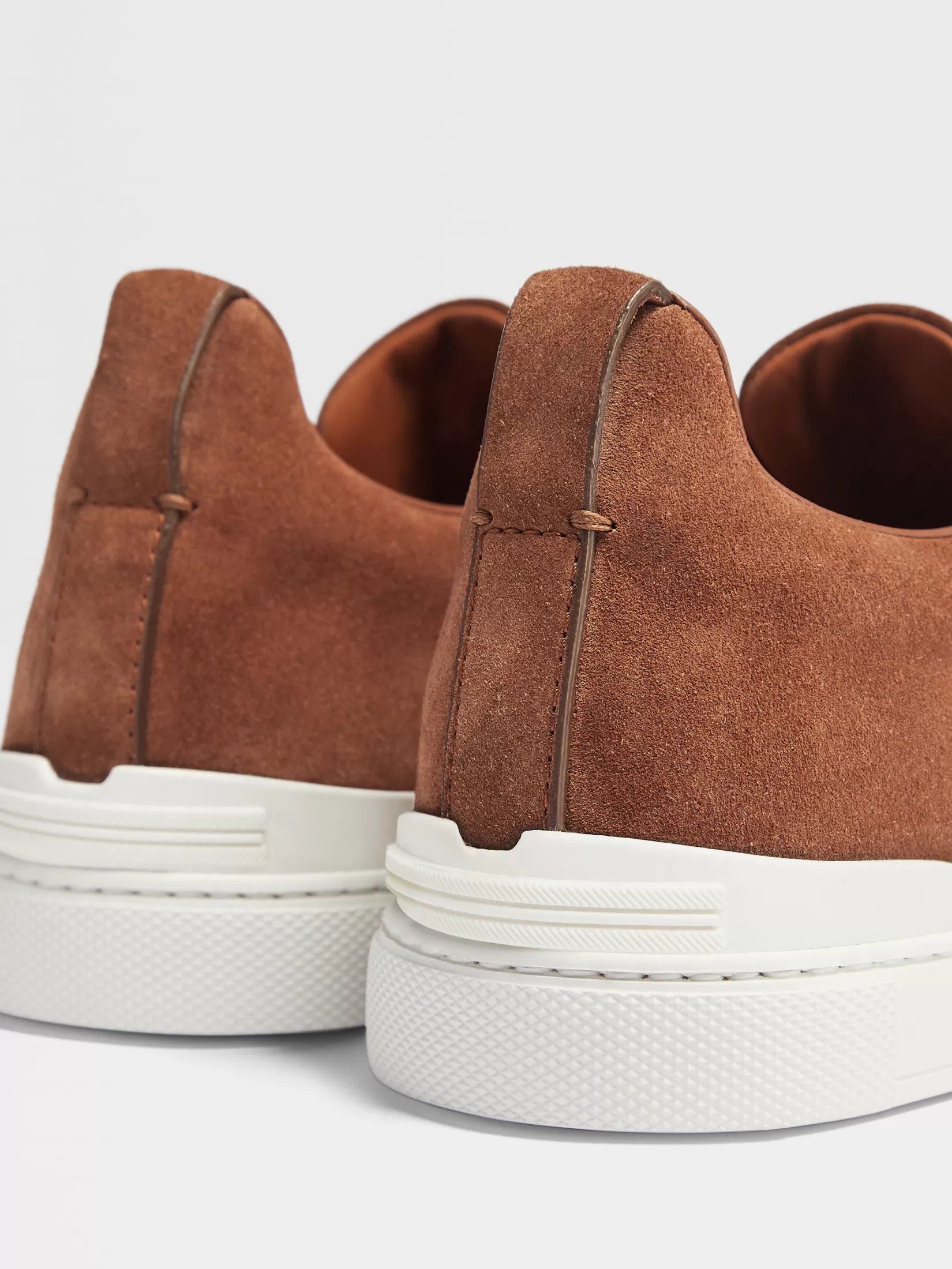 ZEGNA Sneakers<Suede Triple Stitch™ Sneakers Tobacco