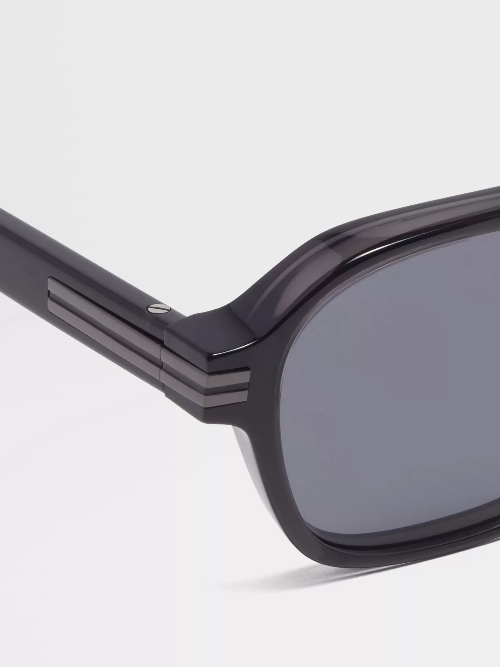 ZEGNA Sunglasses<Transparent Dark Grey Aurora II Acetate Sunglasses TransparentDarkGrey