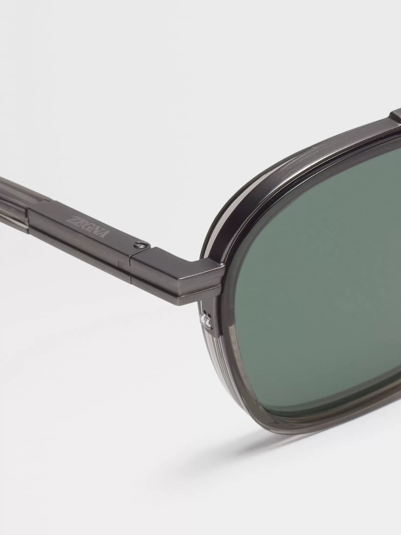 ZEGNA Small Gifts | Travel In Style<Transparent Dark Grey Orizzonte I Acetate and Metal Sunglasses TransparentDarkGrey