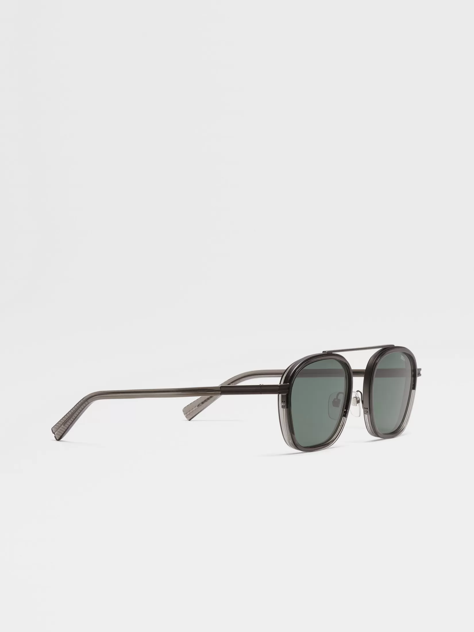 ZEGNA Small Gifts | Travel In Style<Transparent Dark Grey Orizzonte I Acetate and Metal Sunglasses TransparentDarkGrey