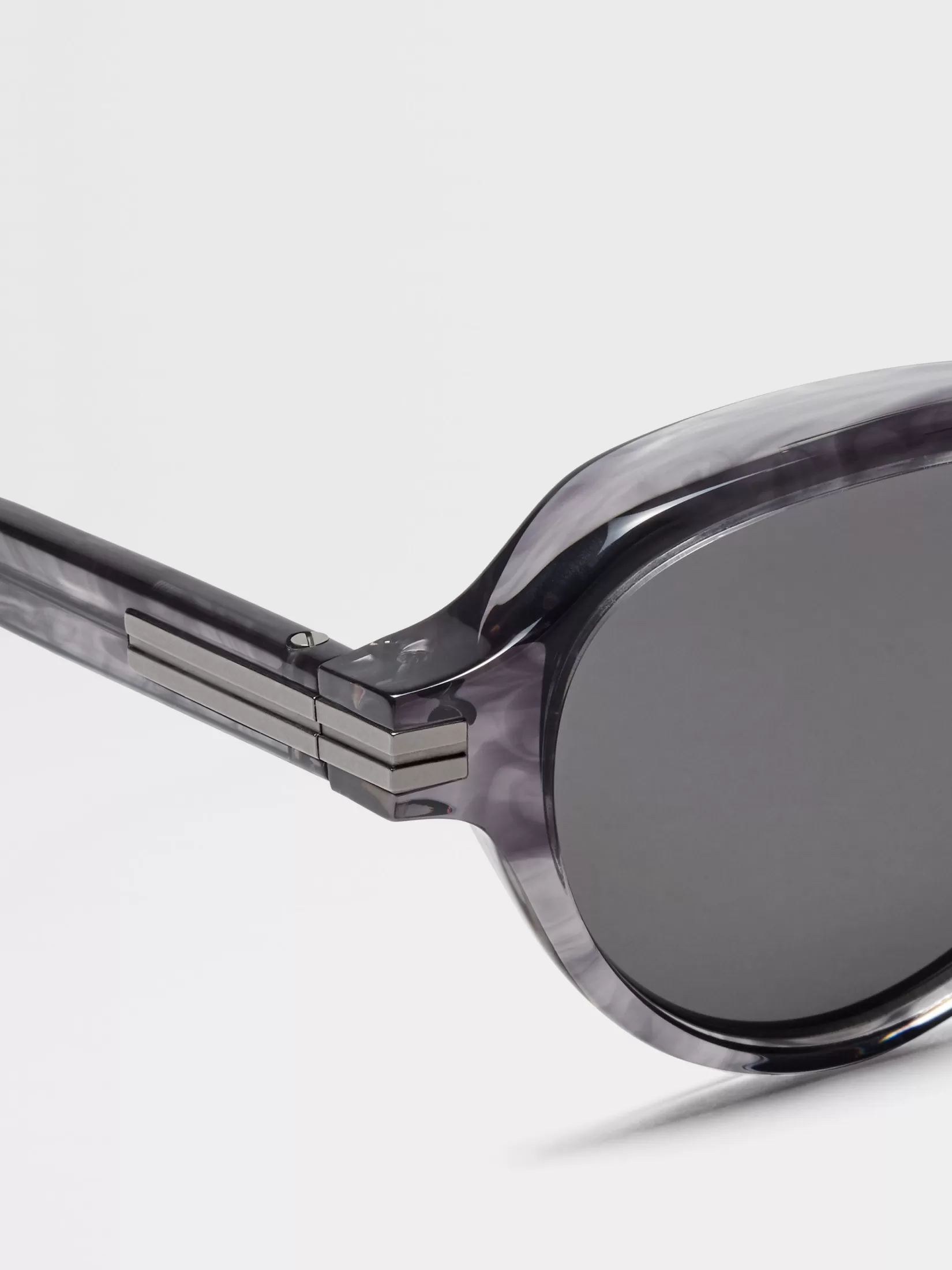 ZEGNA Resort Essentials | Small Gifts<Transparent Grey Havana Acetate Sunglasses TransparentGreyHavana