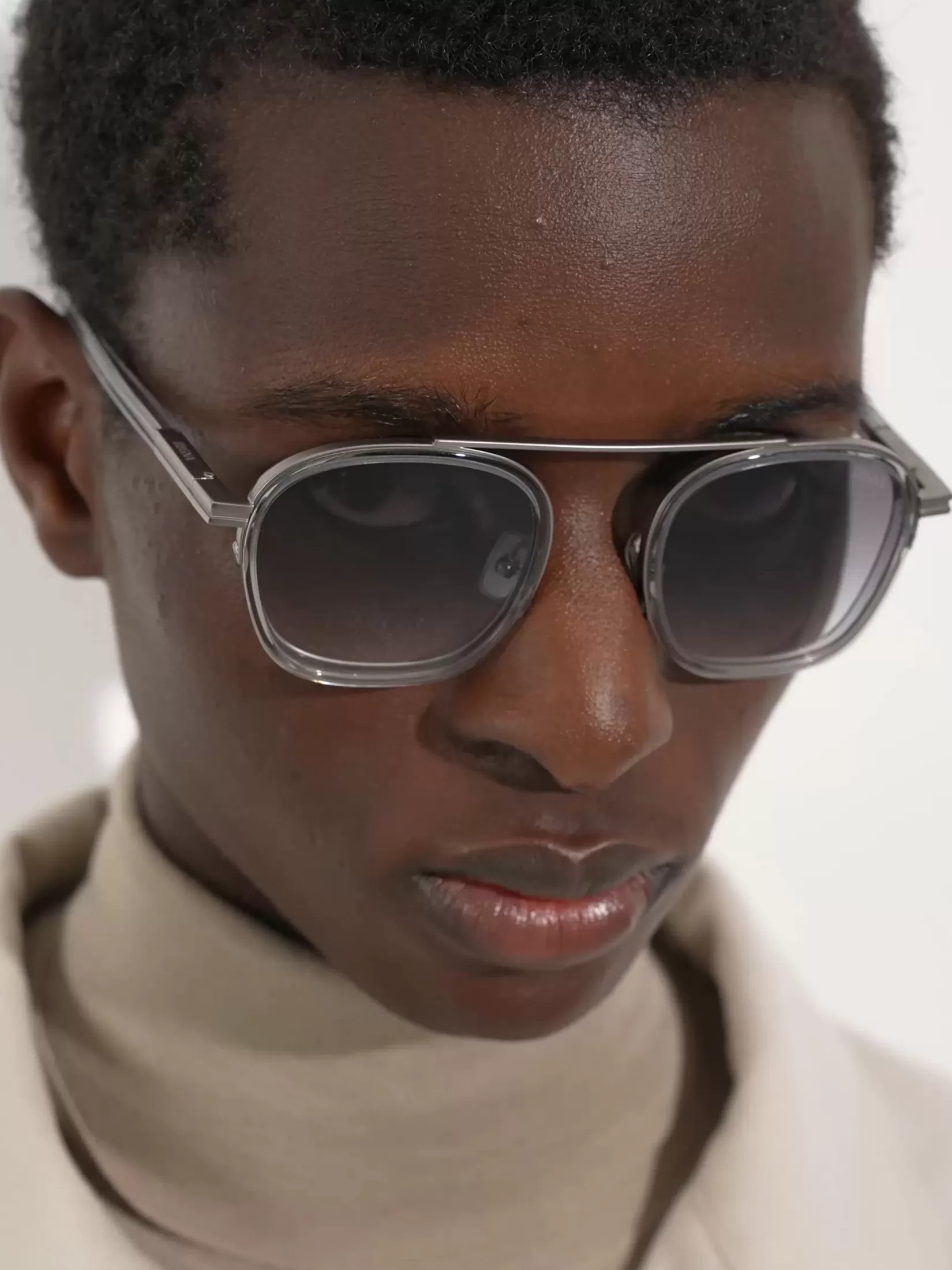 ZEGNA Resort Essentials | Small Gifts<Transparent Light Grey Orizzonte I Acetate and Metal Sunglasses TransparentLightGrey