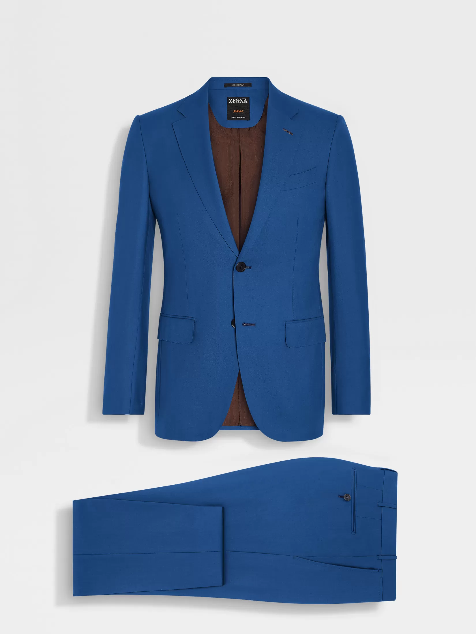 ZEGNA Suits<Utility Blue Oasi Cashmere Suit UtilityBlue